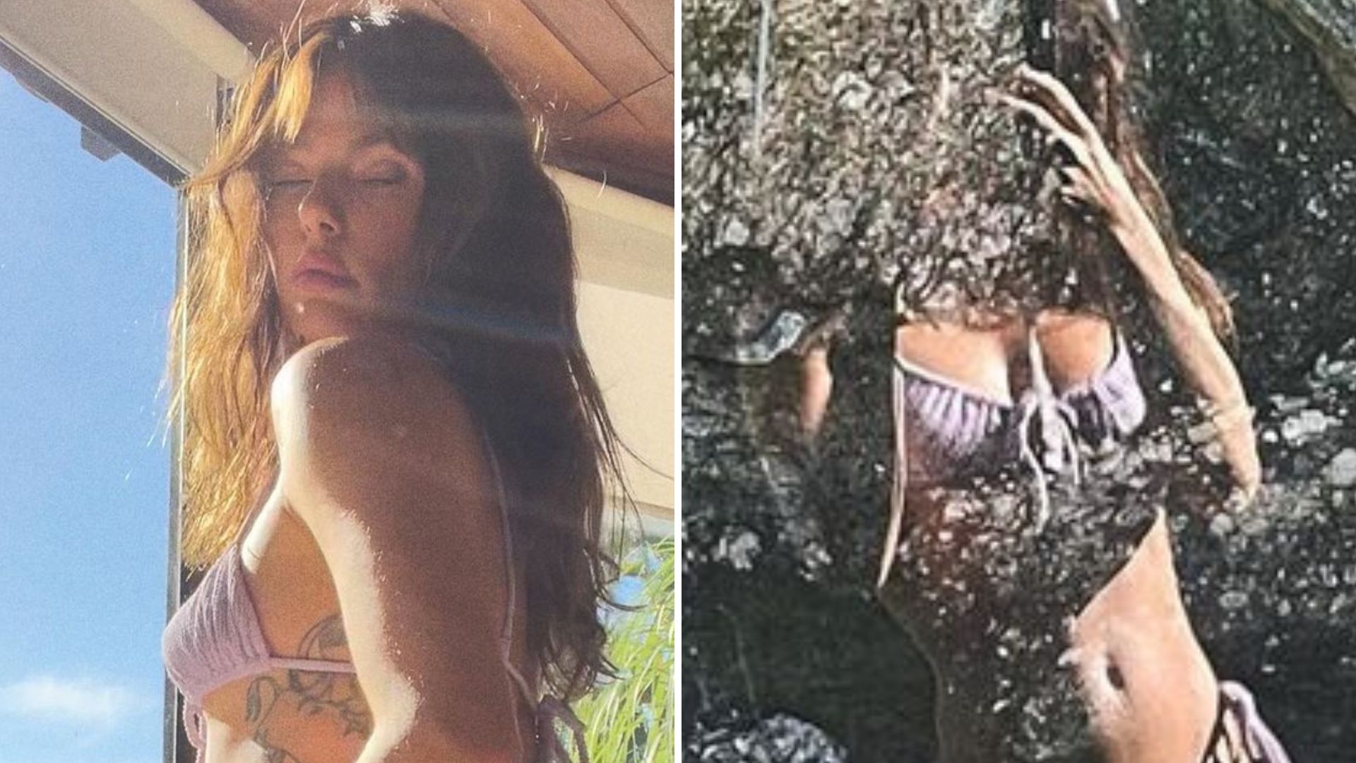 Isis Valverde dá zoom no corpão em biquíni milimétrico e exibe tatuagens escondidas: “Gata”