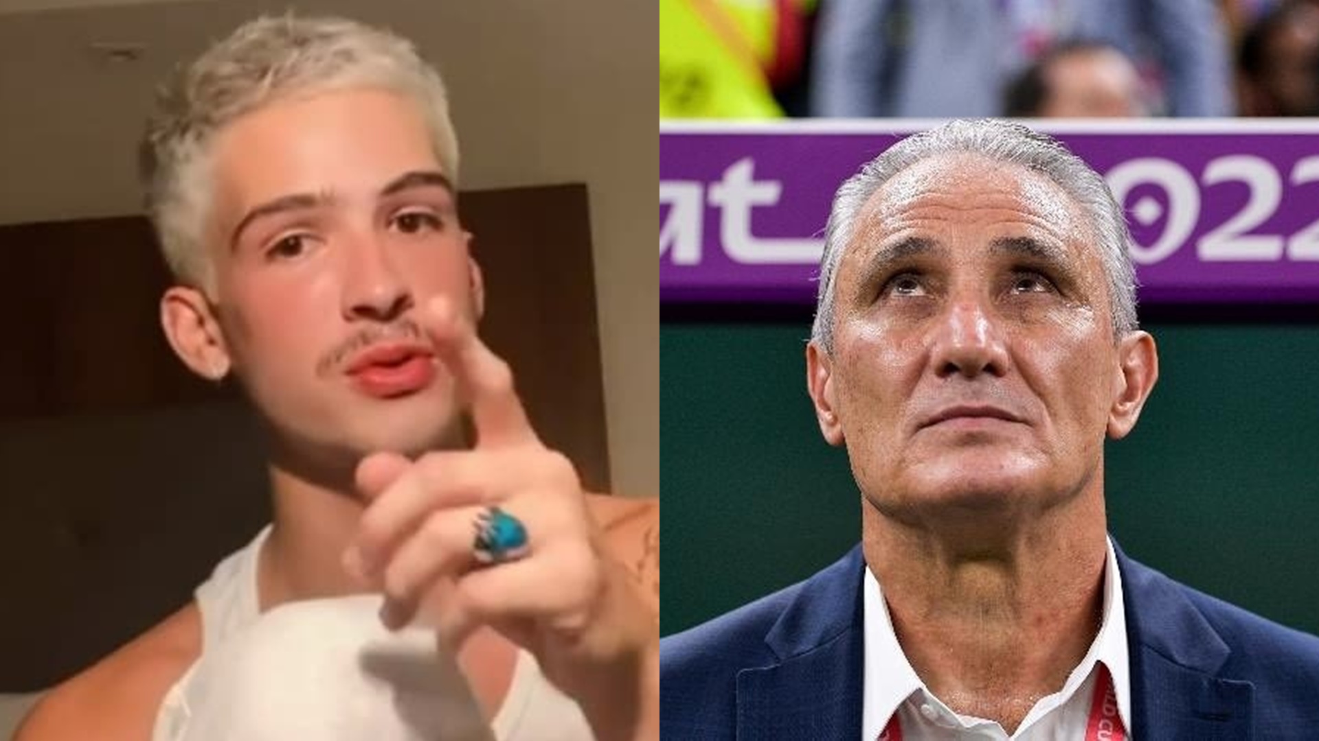 João Guilherme massacra Tite após eliminação do Brasil na Copa: “Vai tomar no c*”