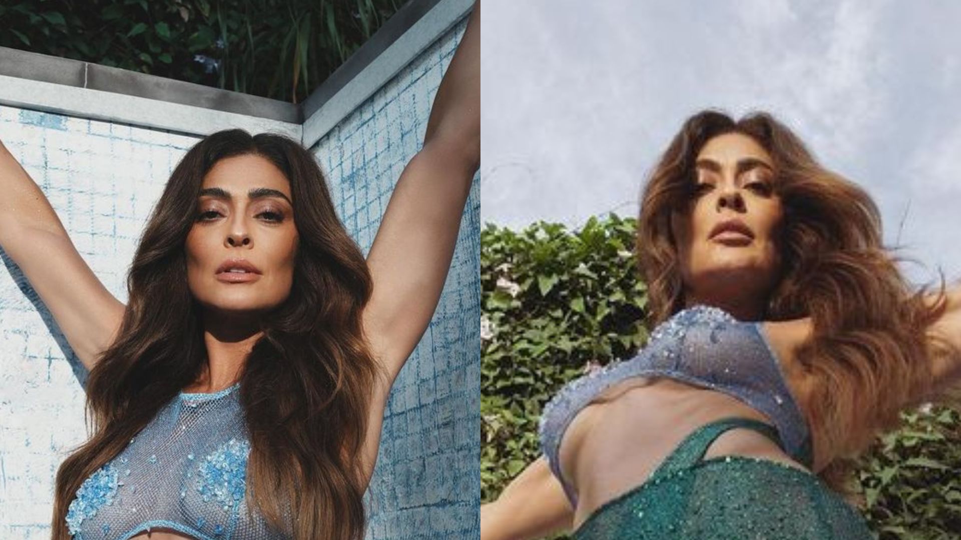 Juliana Paes aposta em look atrevido quase transparante e choca: “Sem condições”