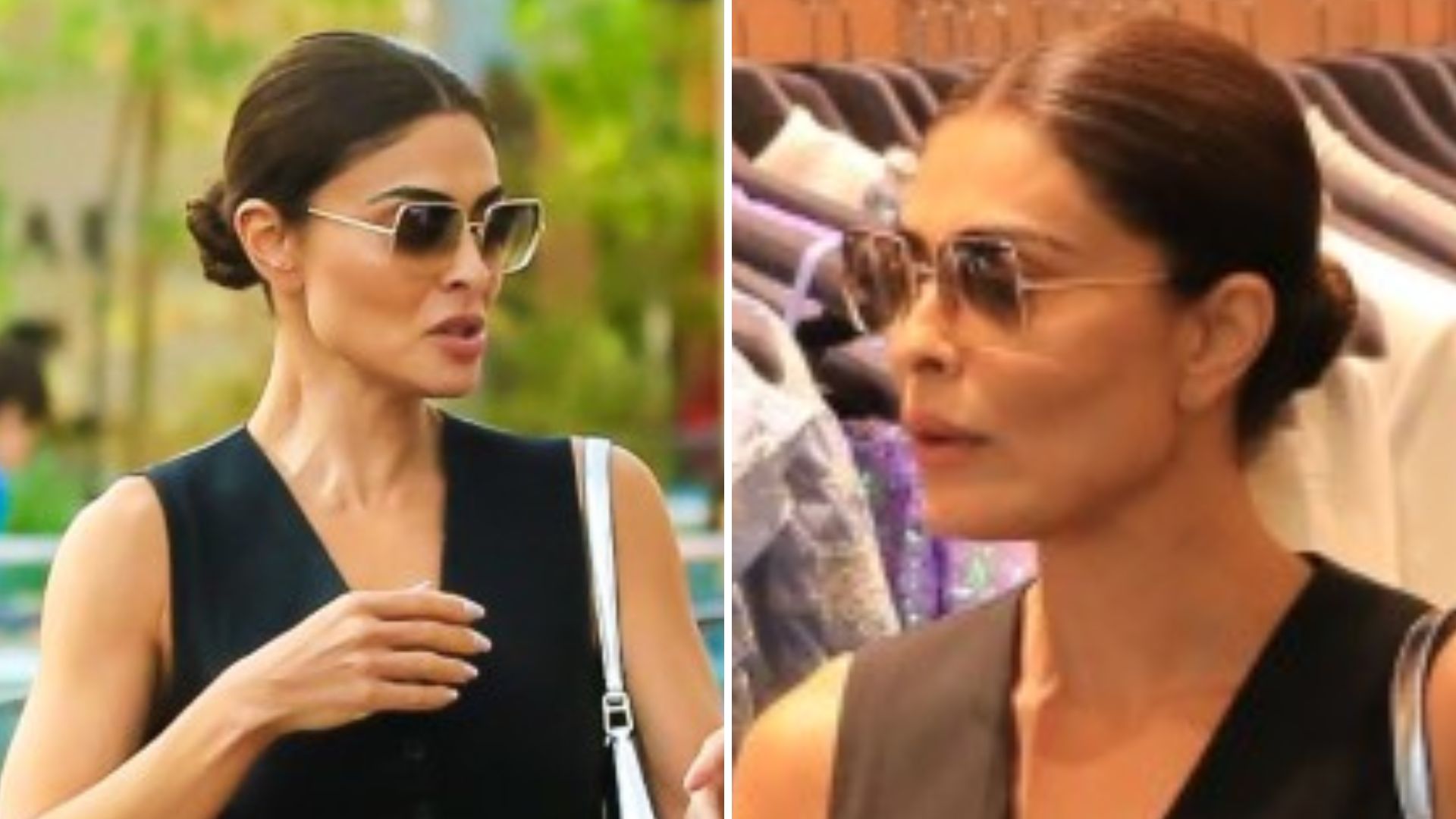 Juliana Paes ostenta em loja de grife e sai carregada de sacolas no Rio de Janeiro