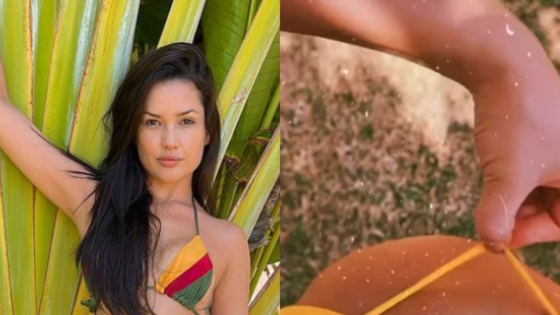 Juliette exibe corpão em biquíni fio-dental e internautas surtam: “A marquinha tá babado”
