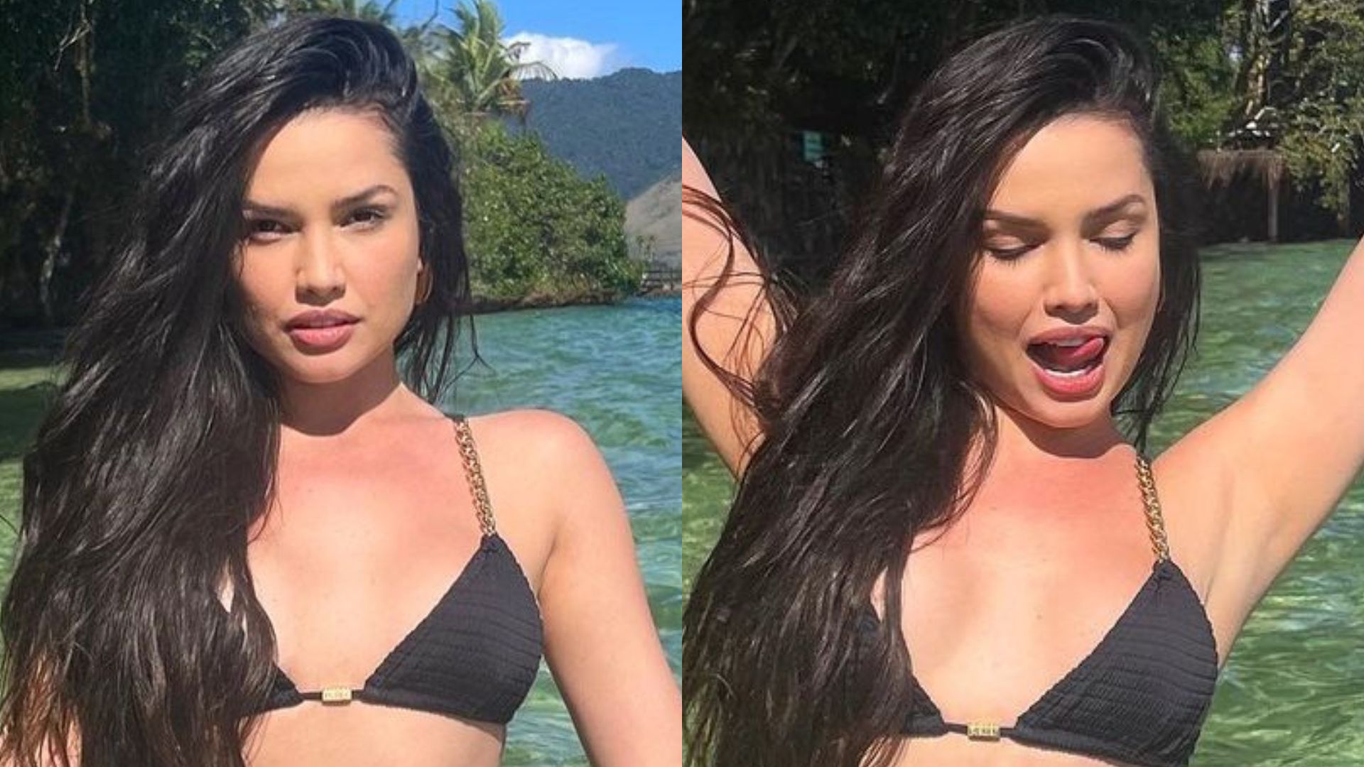 De biquíni, ex-BBB Juliette Freire ostenta corpo sequinho e chama atenção: “Sereia”