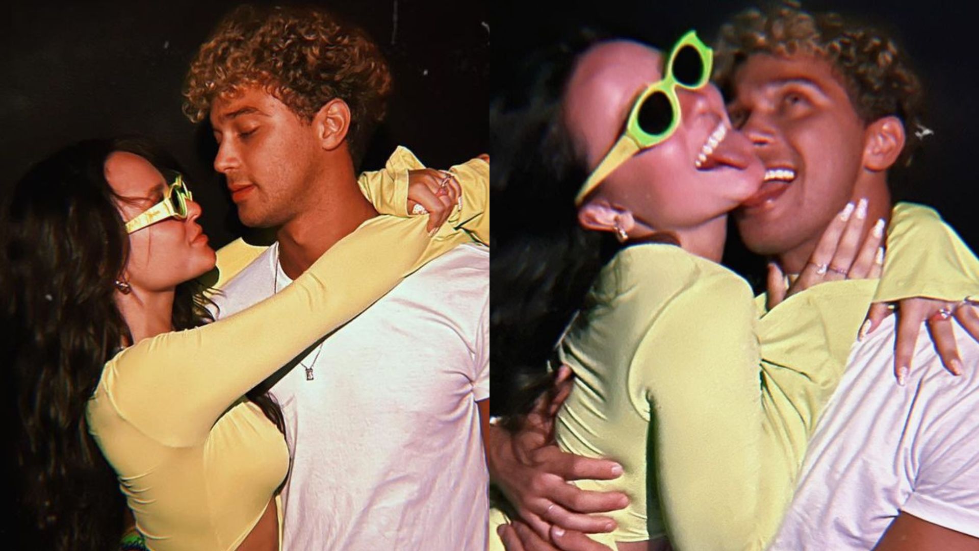 Larissa Manoela aposta em vestido coladinho e recebe mão boba do namorado: “Meu desejo”
