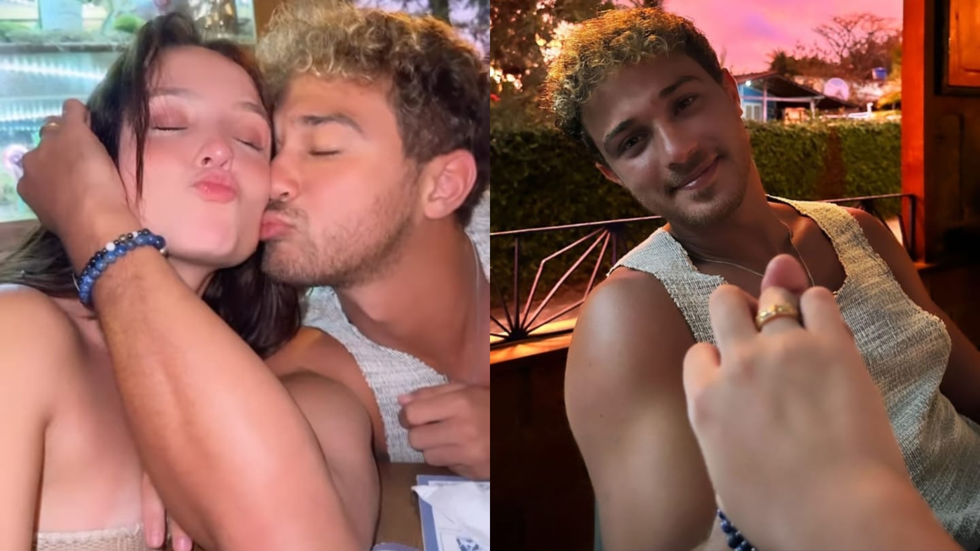 Noiva e apaixonada, Larissa Manoela baba pelo boy e desabafa após pedido de casamento: “Não acostumei”