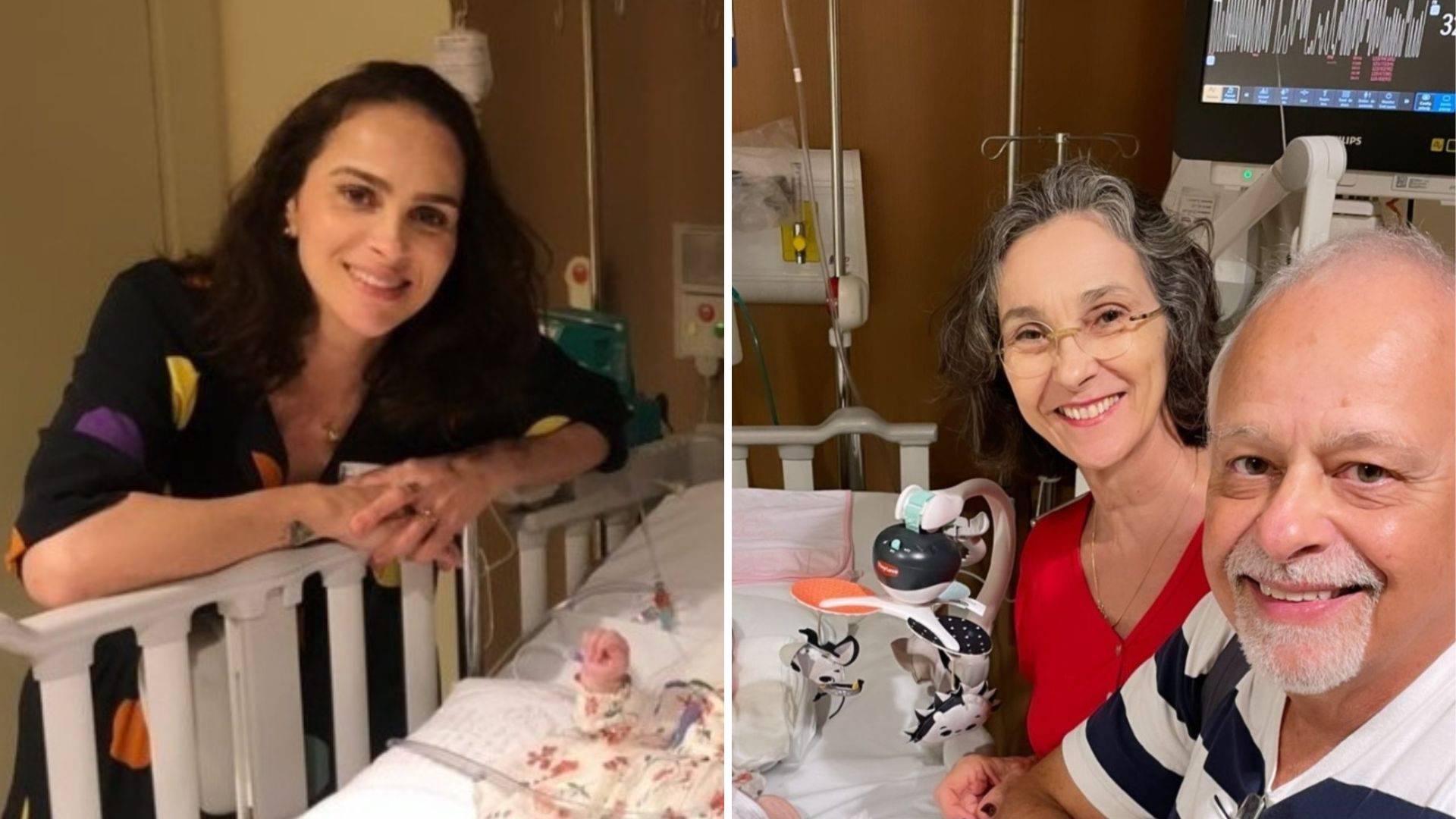 Leticia Cazarré agradece pais por passarem o Natal em UTI: “Aceitou sacrificar sua noite”