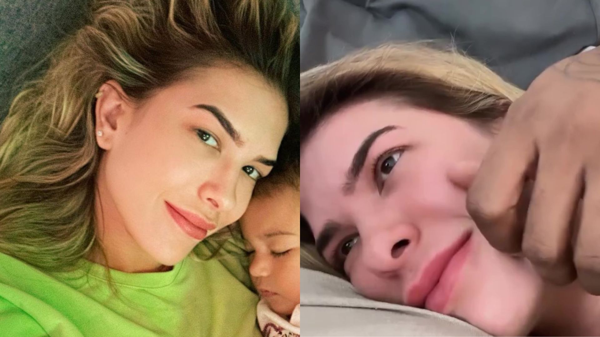 Lore Improta tira dia para se recuperar com a filha após tratamento: “Repouso forçado”