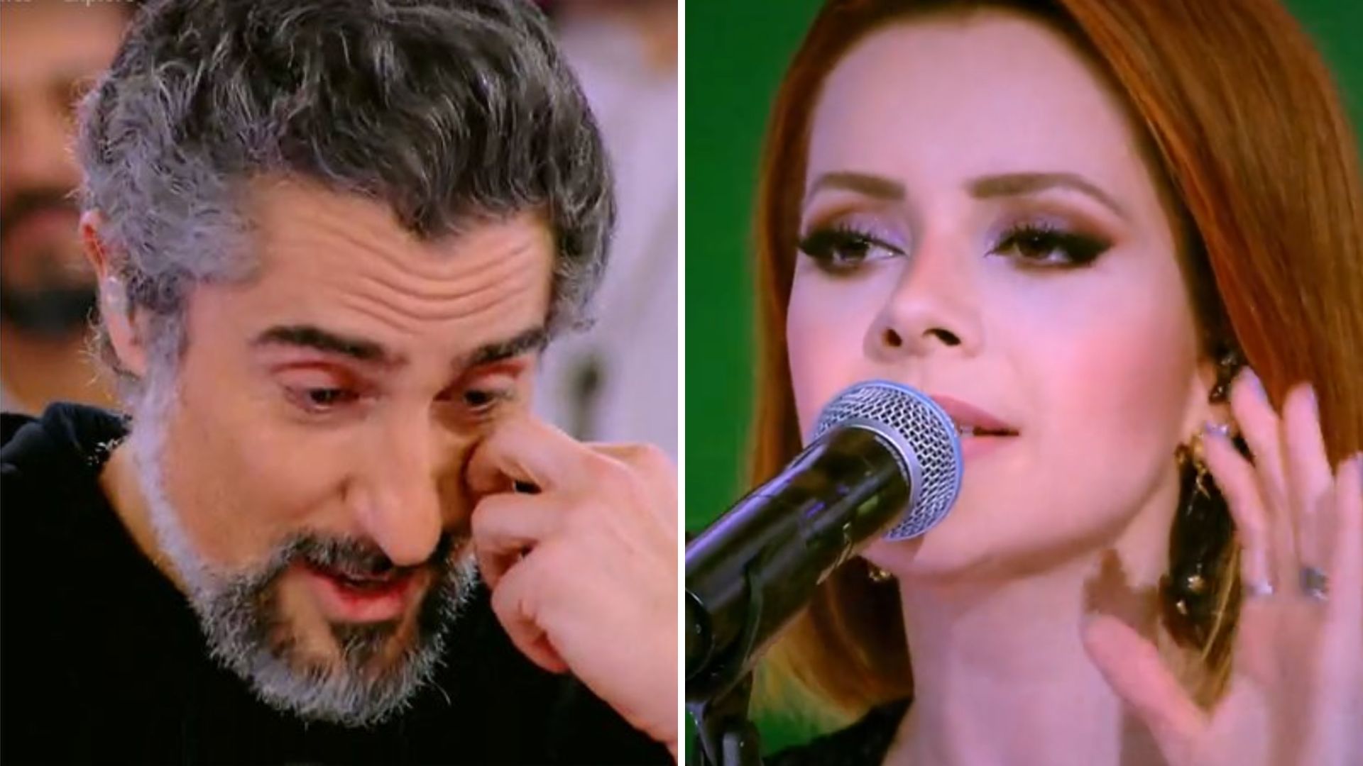 No ‘Caldeirão’, Marcos Mion cai no choro após Sandy cantar música dedicada ao filho: “Emocionado”