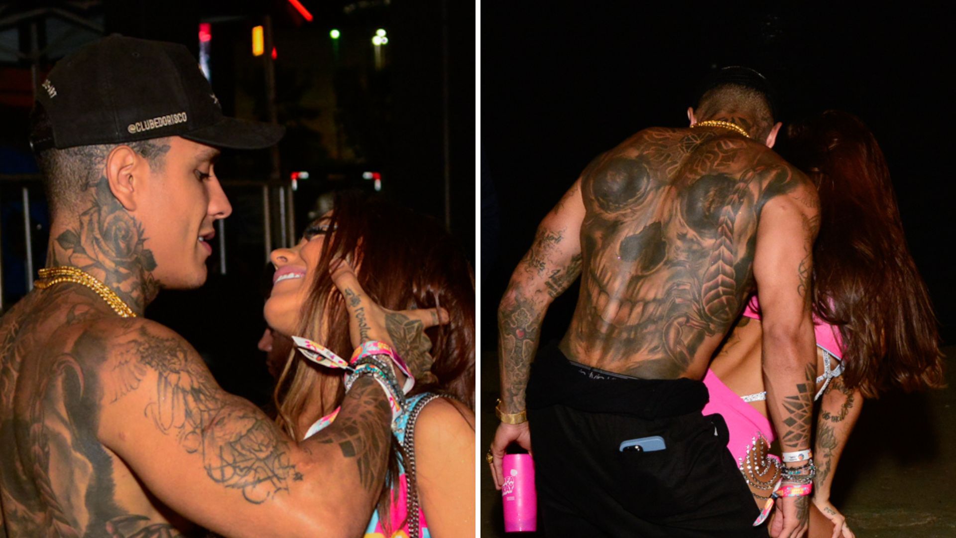 Farofa da Gkay: Pegou fogo! MC Mirella é flagrada trocando carícias em momento quente
