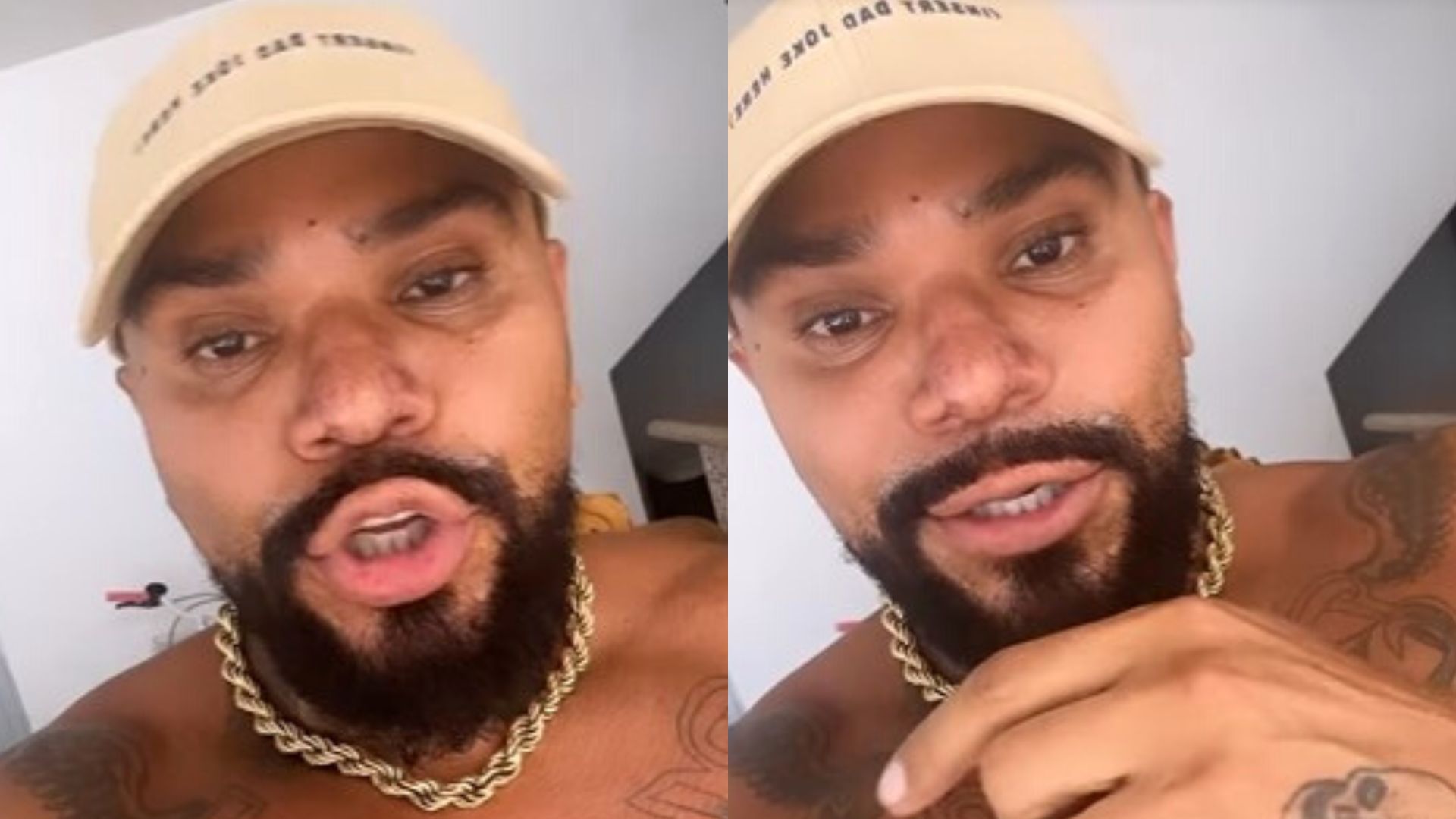 Revoltado, Naldo detona ex-peões de ‘A Fazenda 14’ após excluírem Moranguinho: “Bando de falsos”