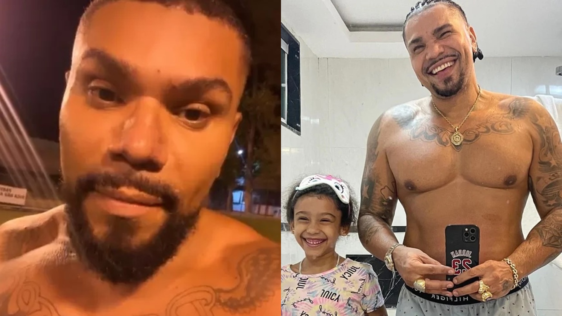 Naldo é massacrado após vídeo da filha xingando Deolane e se pronuncia: “Ela postou”