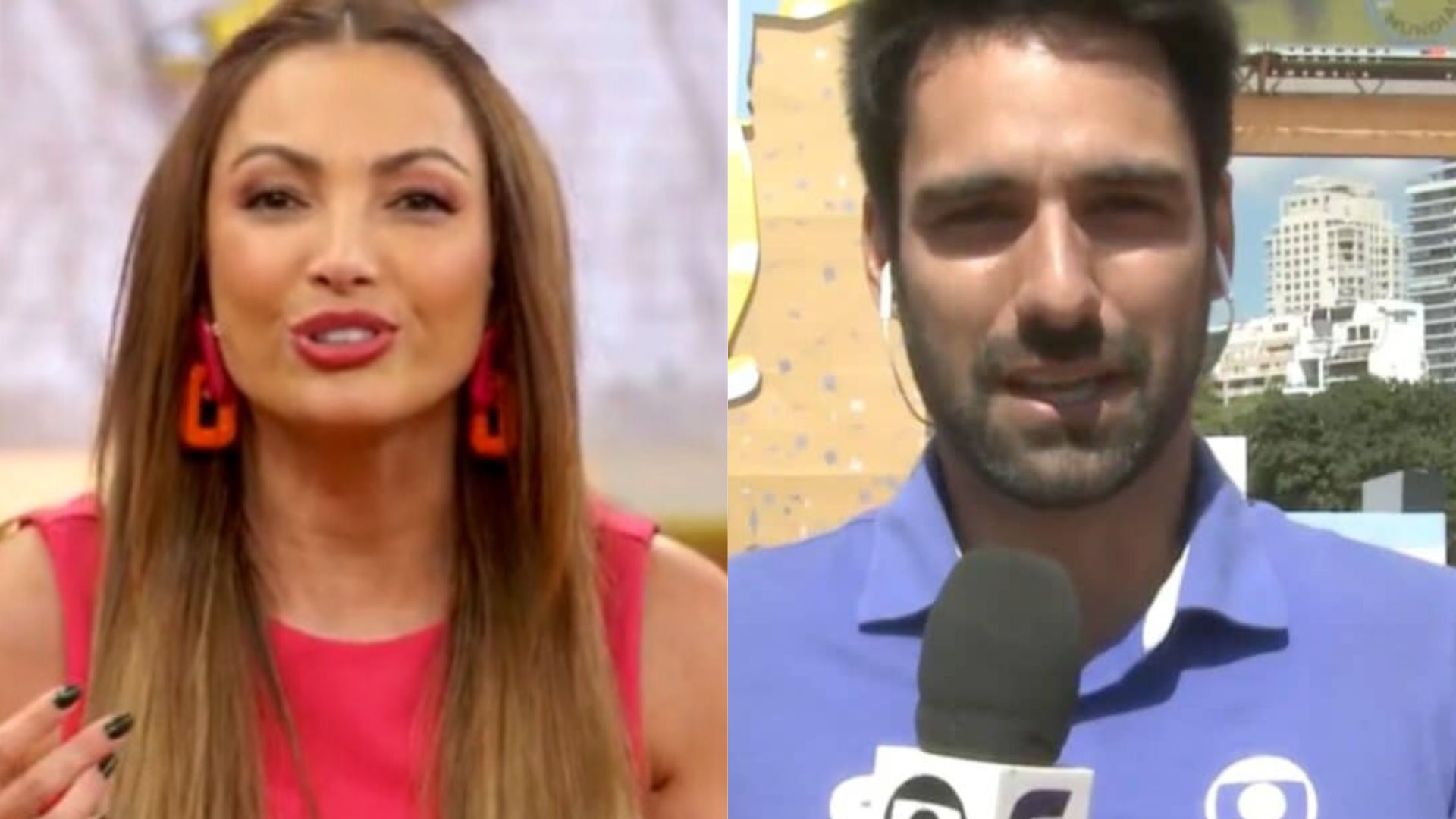 Patrícia Poeta constrange repórter ao fazer pergunta pessoal ao vivo no ‘Encontro’: “Quando dá?”