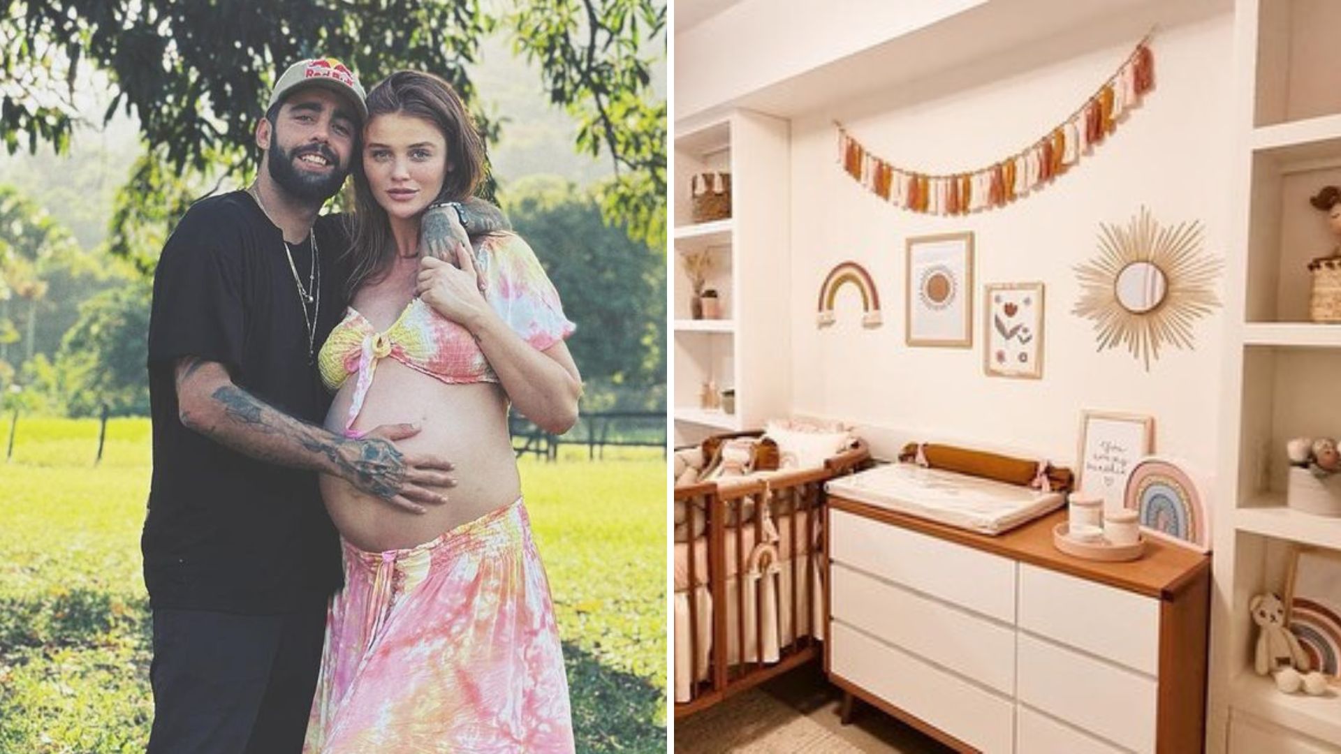 Pedro Scooby e esposa inovam no quartinho da filha, Aurora: “Do jeitinho que a gente queria”