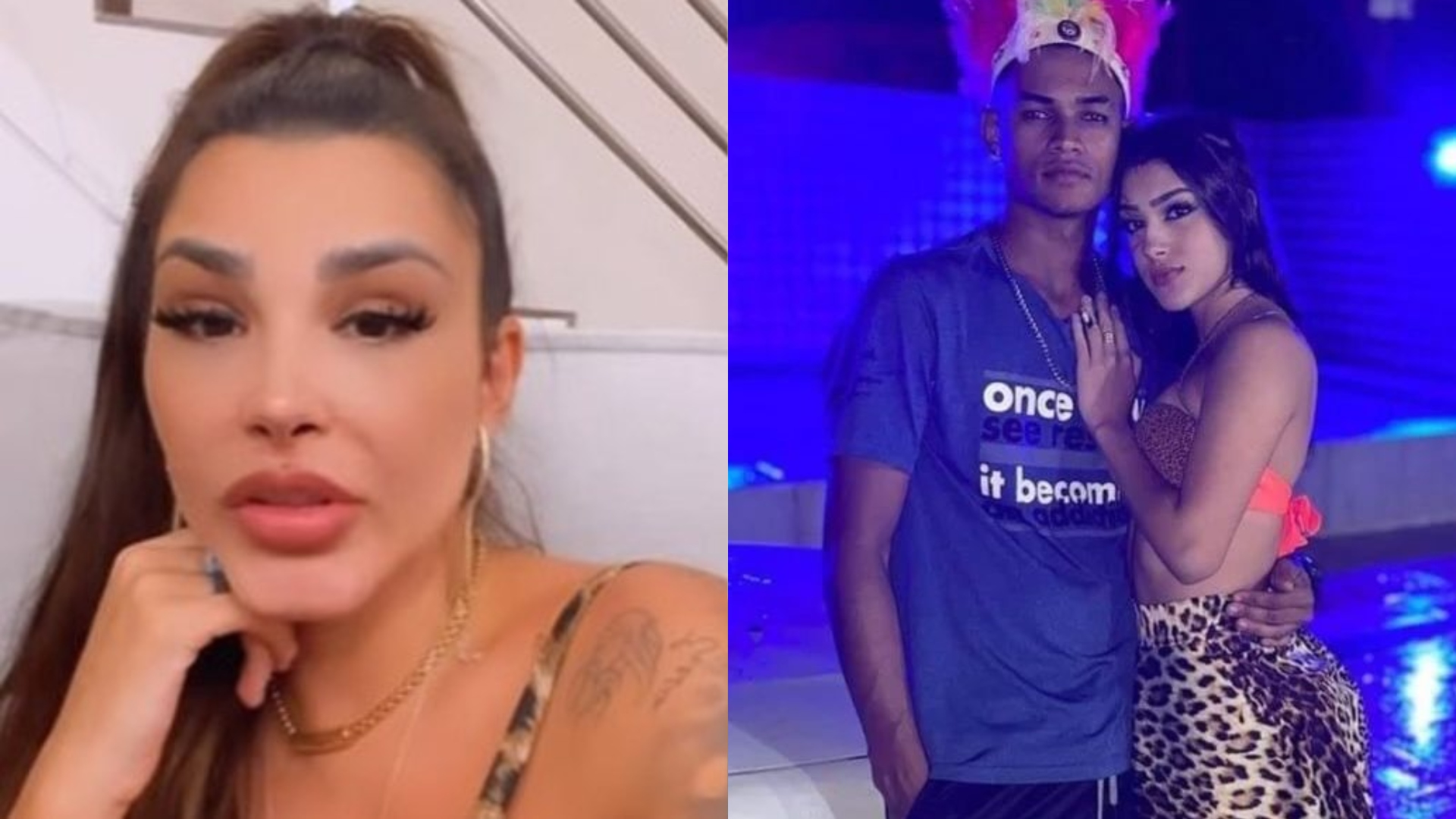 É treta! Jenny Miranda escolhe novo alvo, ataca namorado de Bia e troca farpas com genro