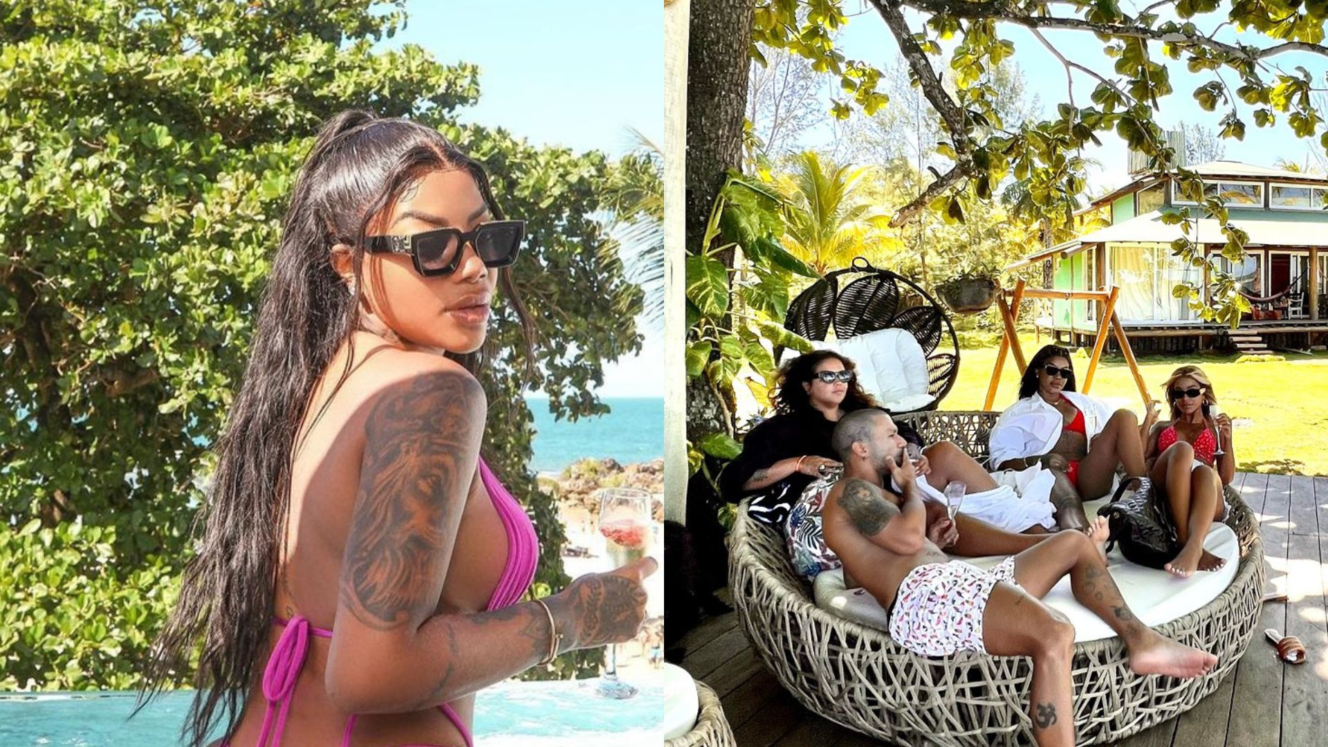 Que luxo! Ludmilla aluga ilha privada para curtir dia com amigos e choca: “Milionária”