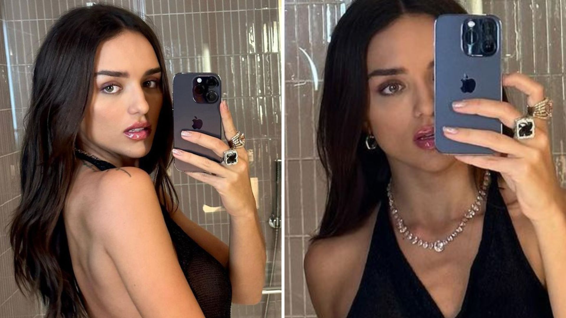 Rafa Kalimann deixa tudo aparecer em look transparente e José Loreto baba: “Testando meu coração”