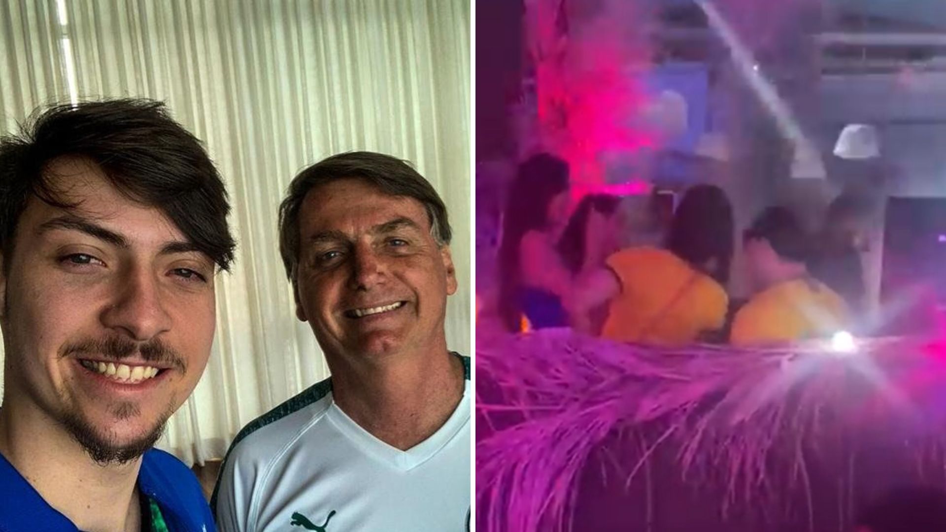 Renan Bolsonaro é detonado após curtir balada com mulheres durante jogo do Brasil: “Patriotismo?”
