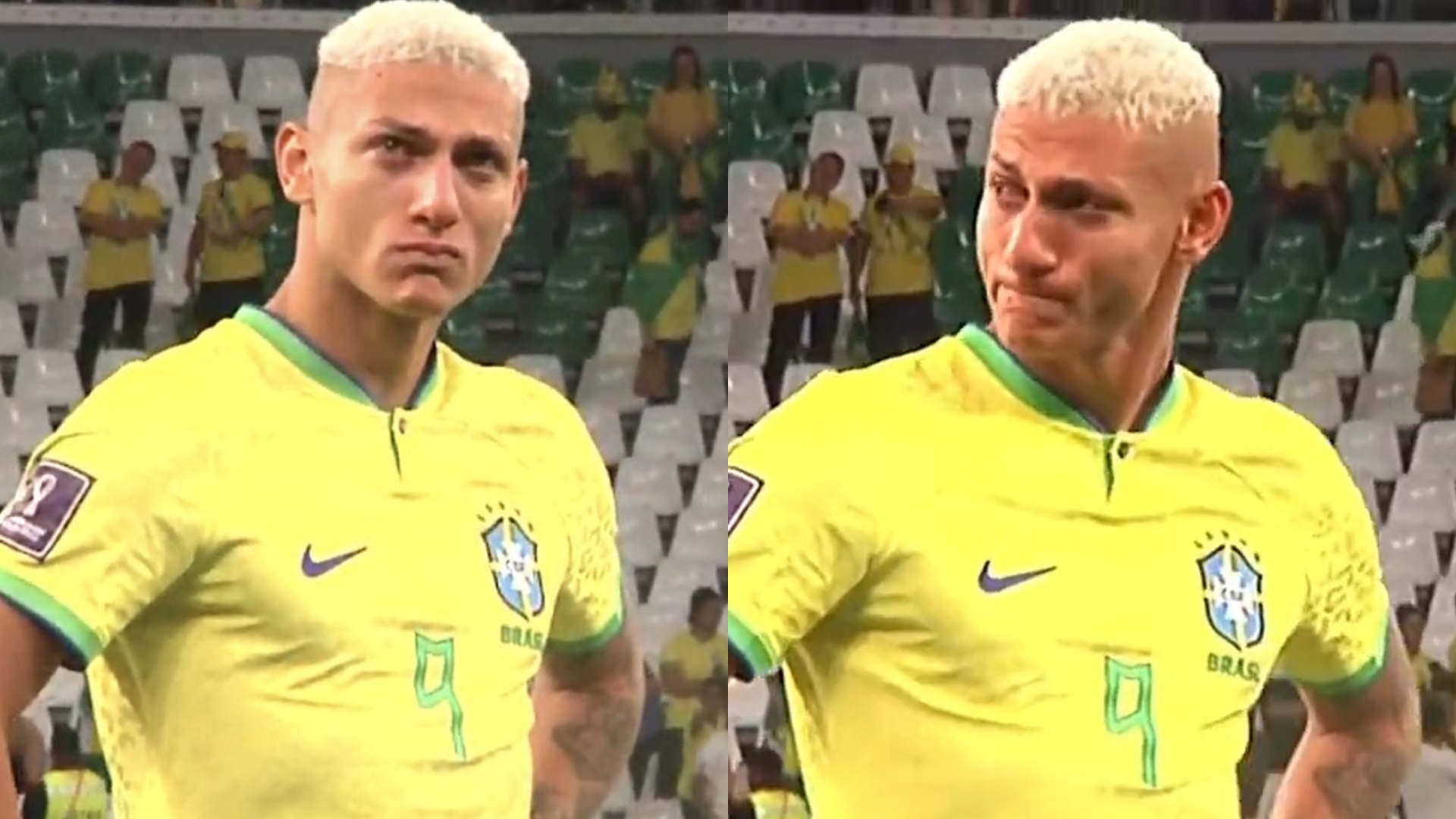 Richarlison cai no choro e expõe vergonha após derrota na Copa: “Tá doendo demais”