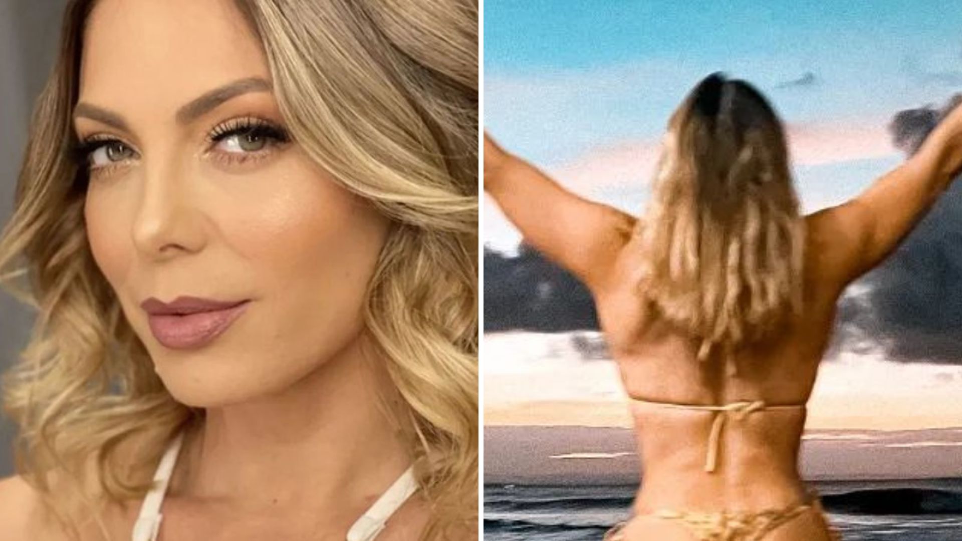 Aos 44 anos, Sheila Mello ostenta shape sequinho de biquíni e web vai à loucura: “Intacta”