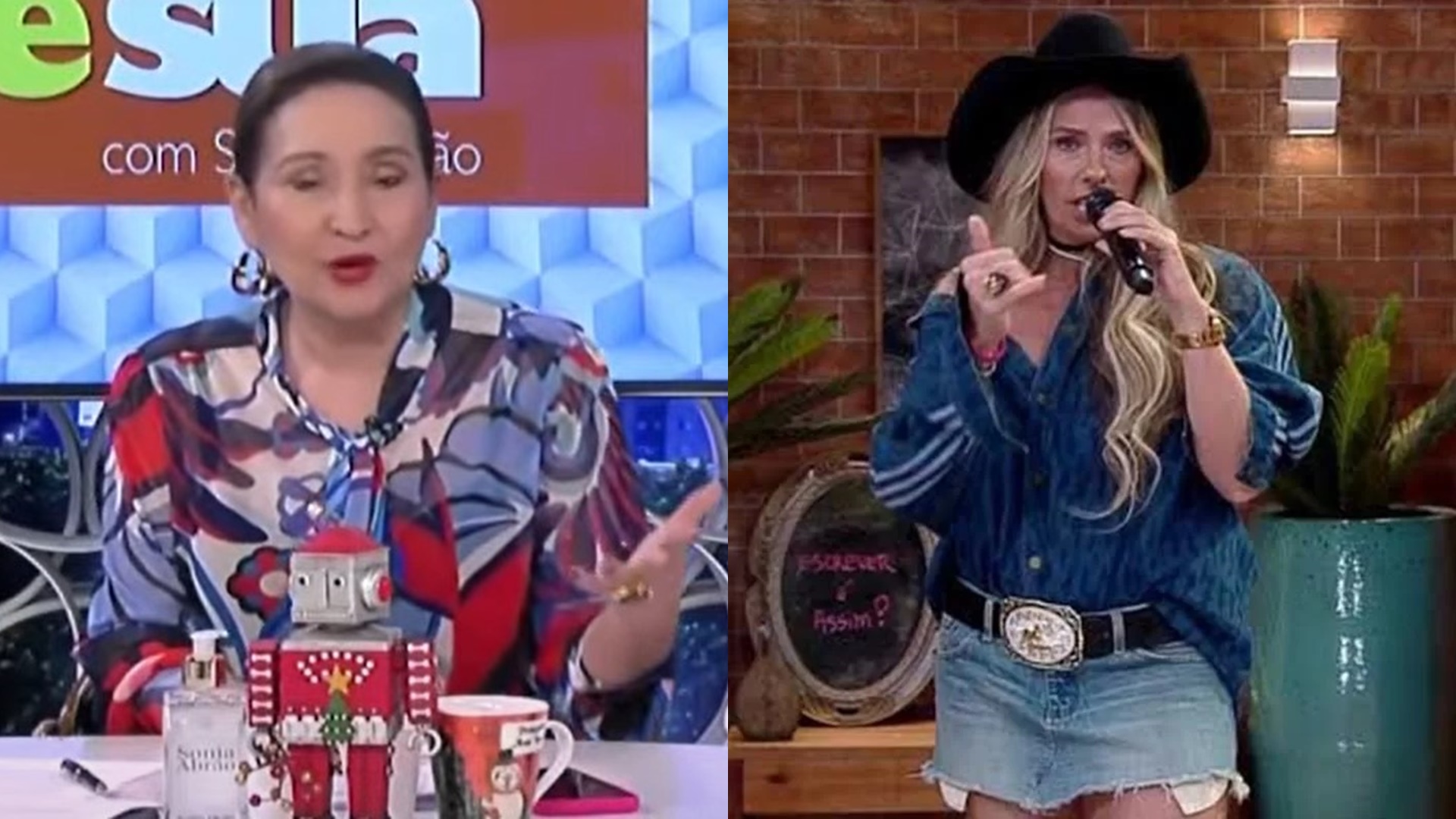 Sonia Abrão acusa Adriane Galisteu de ser capacho na Record: “Ponto eletrônico de chapéu”