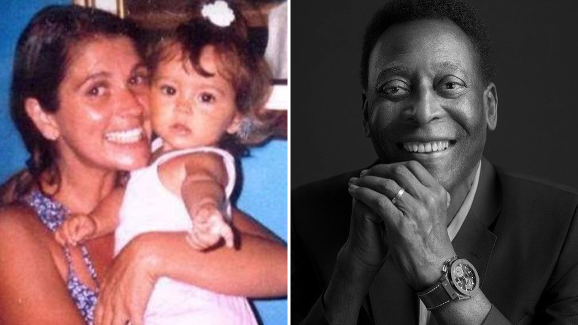 Tássia Camargo revela que Pelé a ajudou superar morte da filha de 2 anos: “Foi o que fiz”