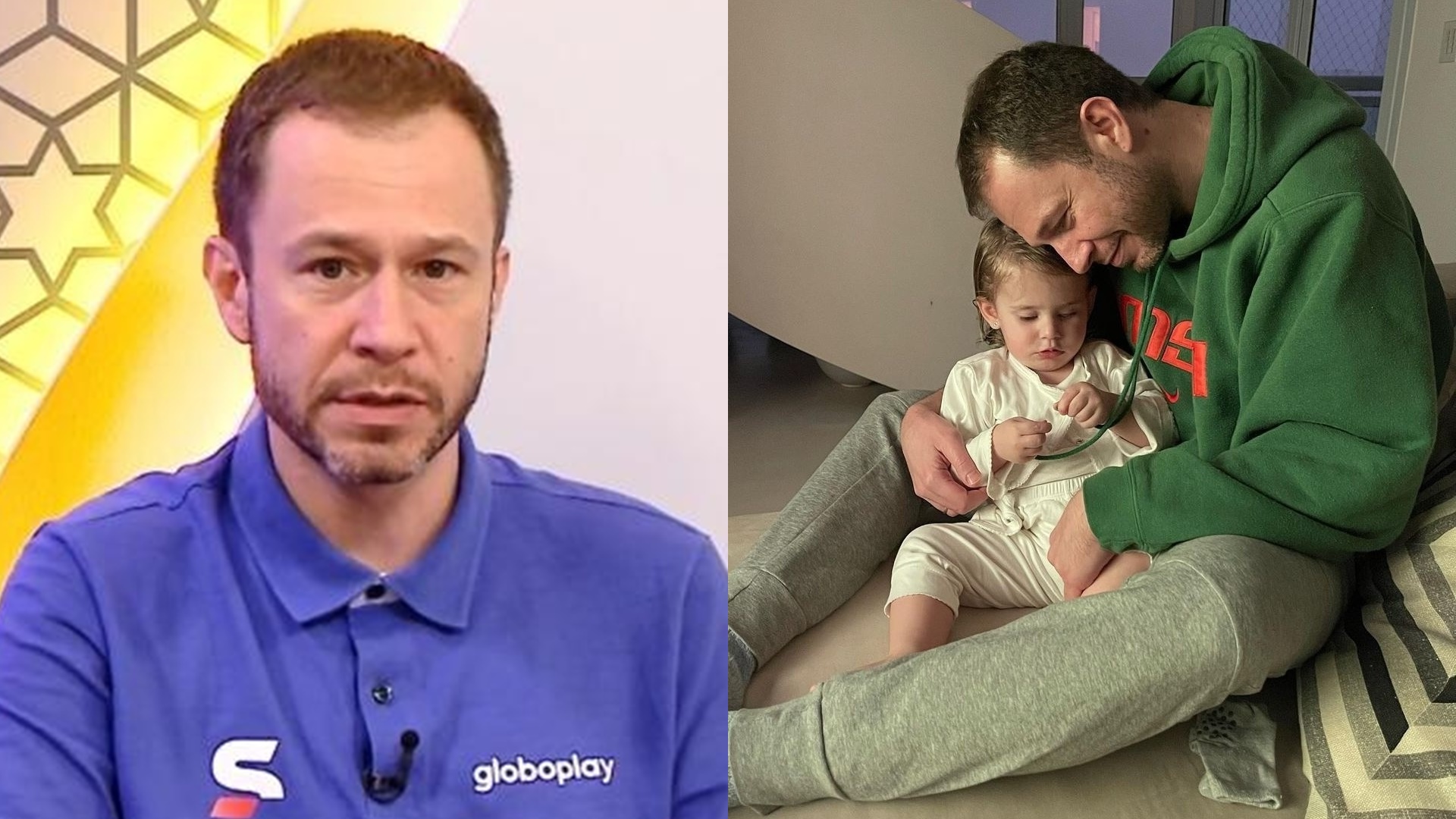 Tiago Leifert abandona final da Copa para se dedicar ao tratamento da filha: “Não deu”