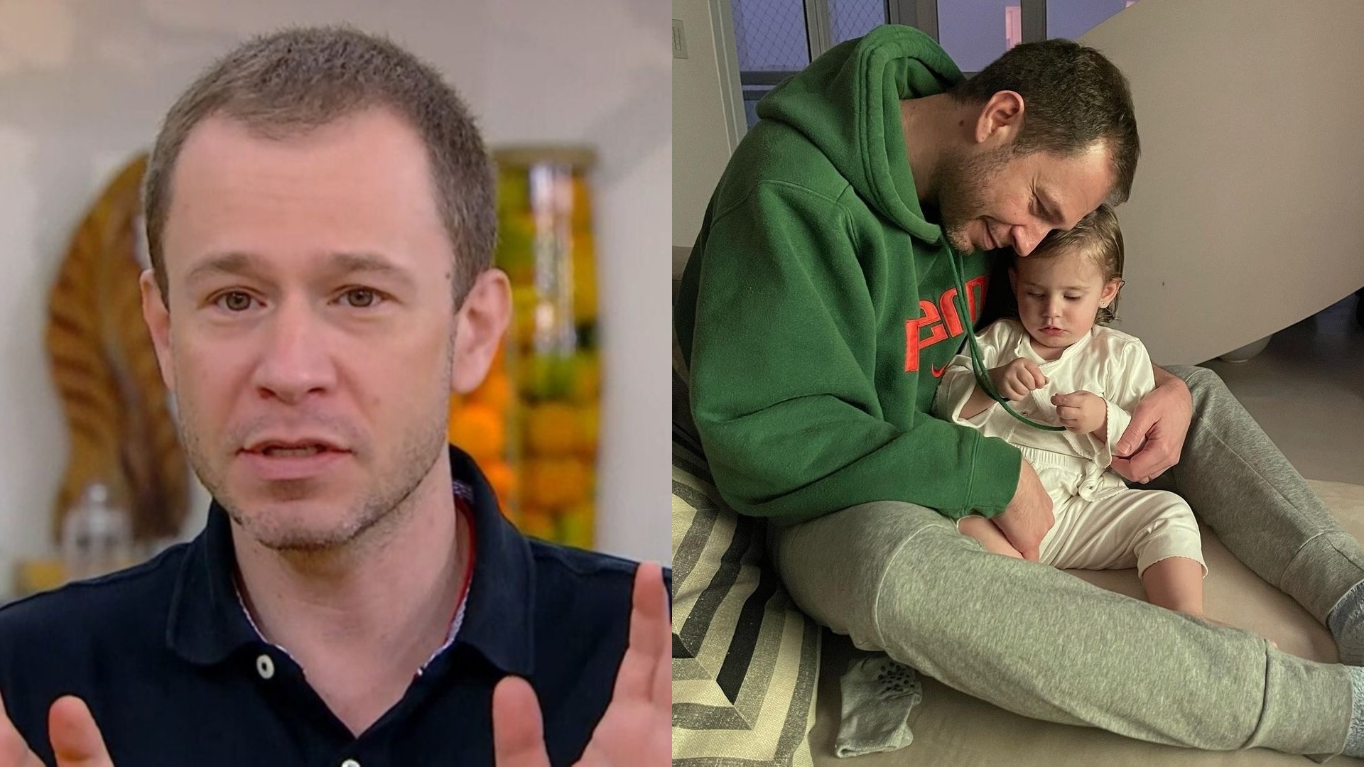Tiago Leifert abre o coração sobre tratamento da doença da filha e alerta: “Urgentemente”