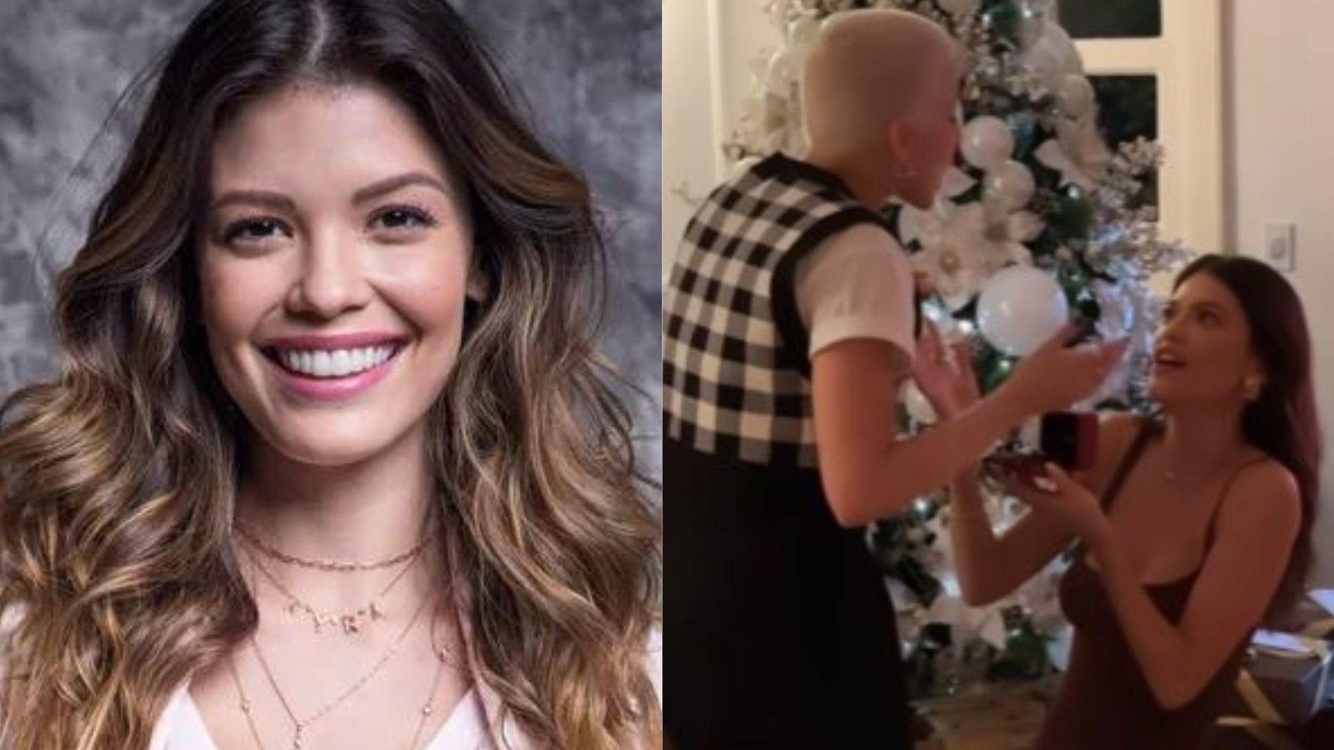 Na frente de famosas, Vitória Strada se ajoelha e pede namorada em casamento: “Eu não”