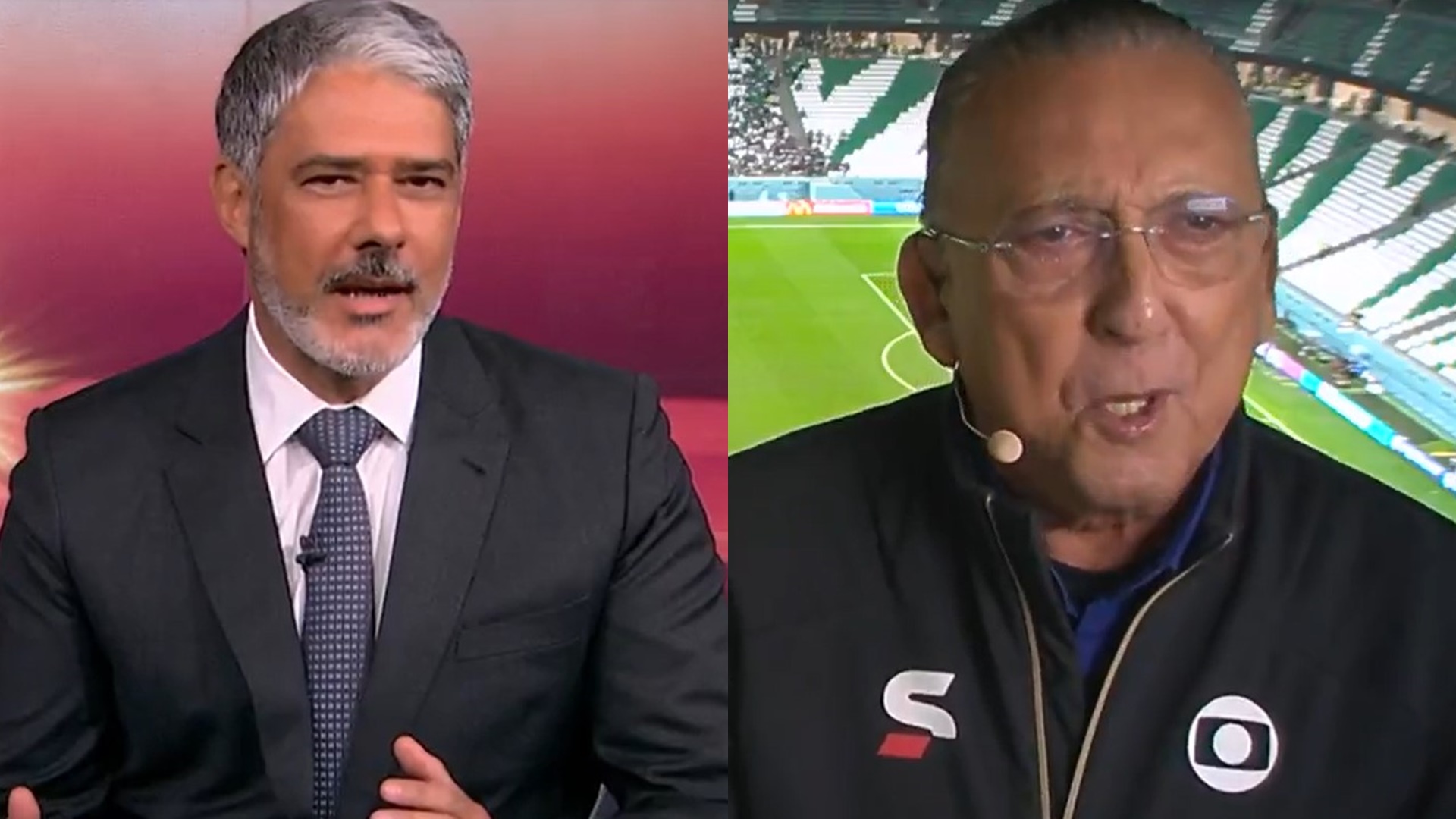 William Bonner se despede de Galvão Bueno com recado emocionante: “Não tem como”