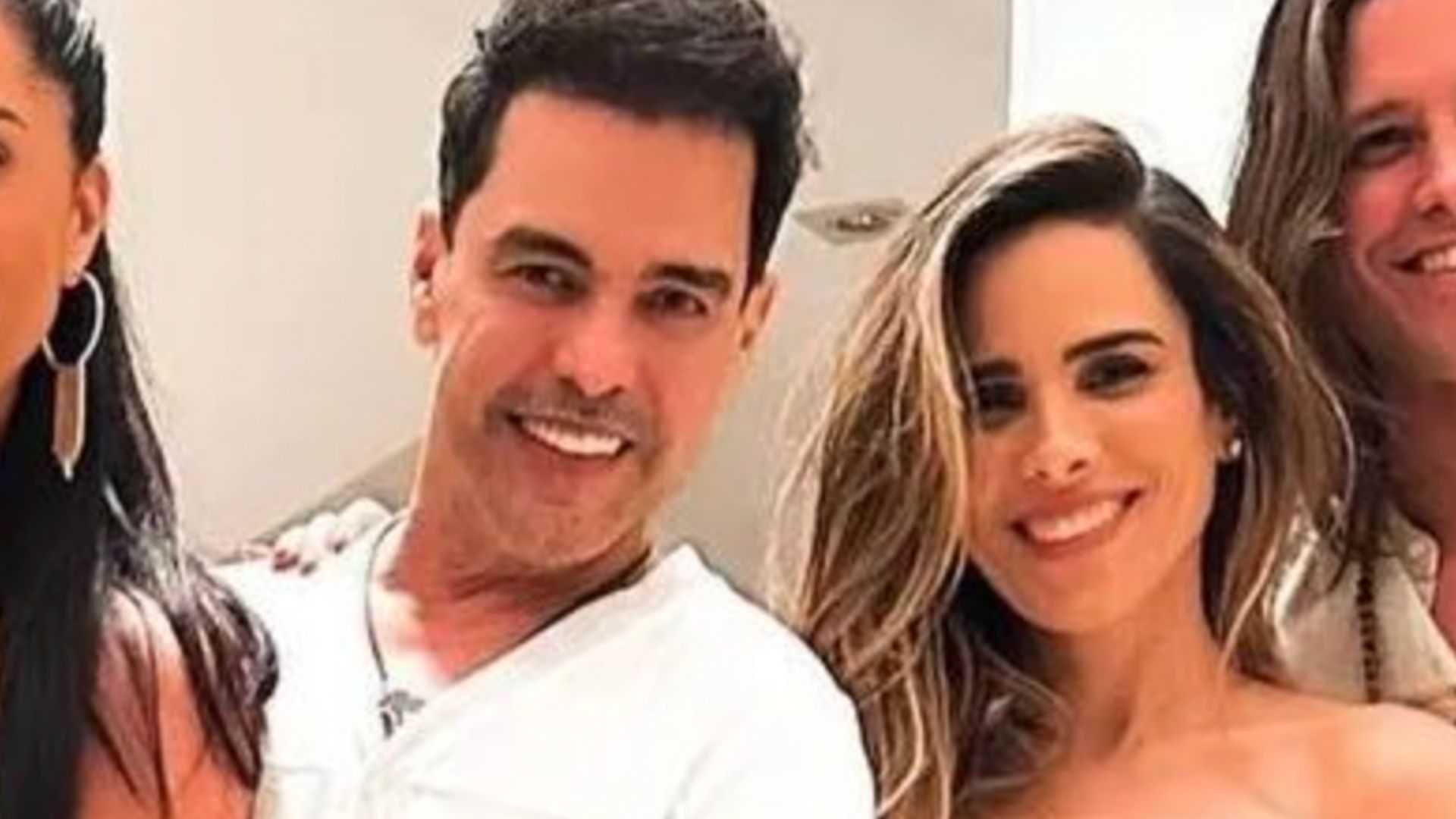 Wanessa e Dado Dolabella posam pela primeira vez com Zezé di Camargo: “Casal lindo”