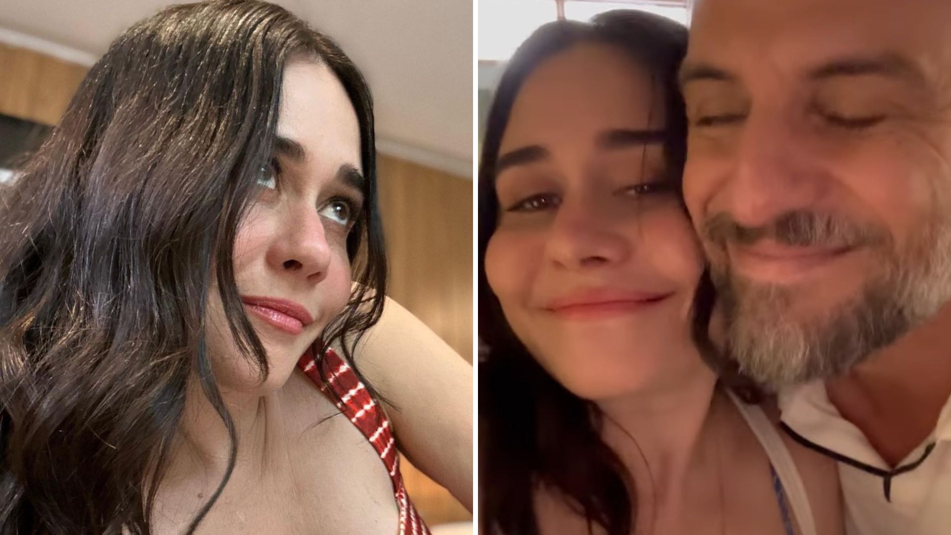Alessandra Negrini troca carinhos com Rodrigo Lombardi e se declara: “Melhor parceiro”
