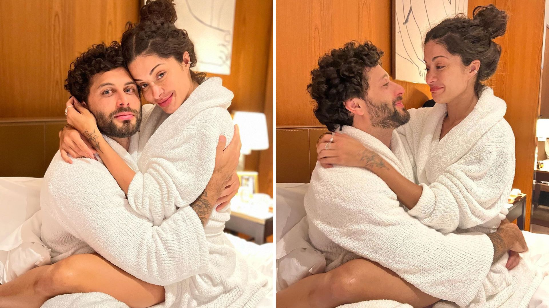 Aline Campos e Jesus Luz anunciam gravidez: “Nosso filho tá vindo”