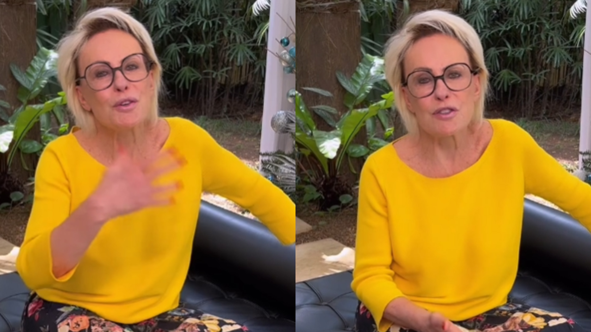 Após cirurgia delicada, Ana Maria Braga reaparece e explica pós-operatório: “Problema”