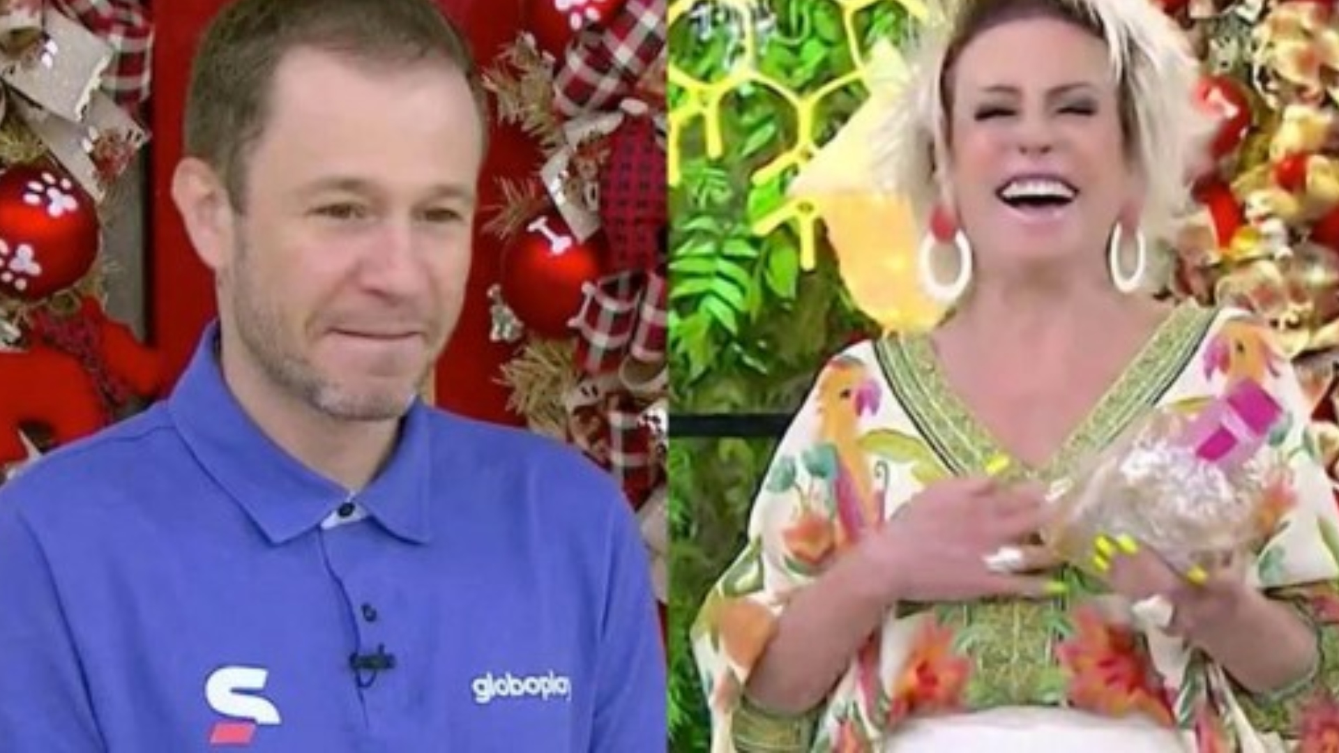 Ao vivo, Ana Maria Braga entrega relação com Tiago Leifert e web se diverte: “Meu namorado”