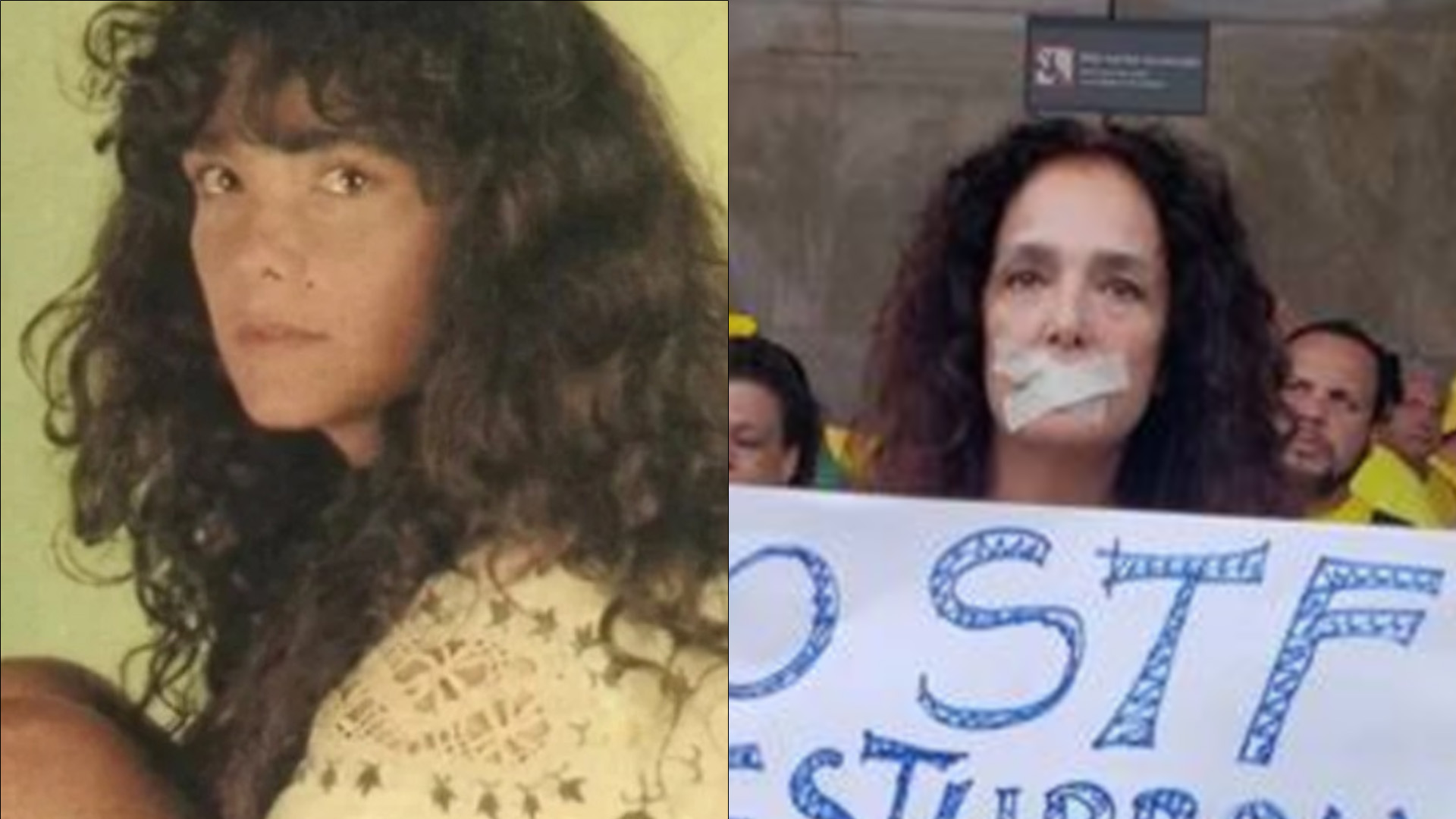 Lembra dela? Muda na primeira versão de ‘Pantanal’ reaparece em protesto bolsonarista; veja fotos