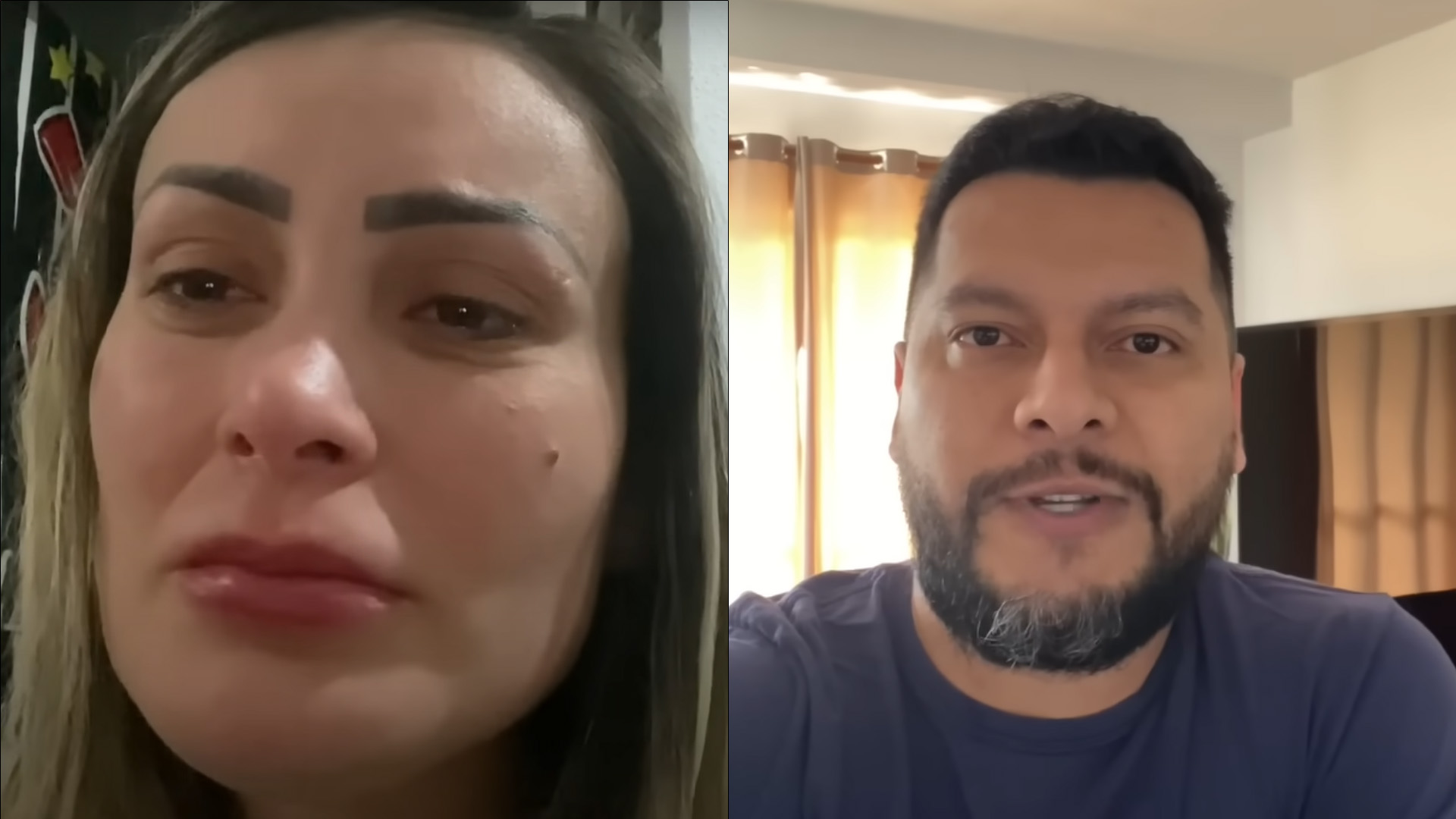 Ex de Andressa Urach rebate vídeo da modelo chorando pelo filho: “Não vai acontecer”