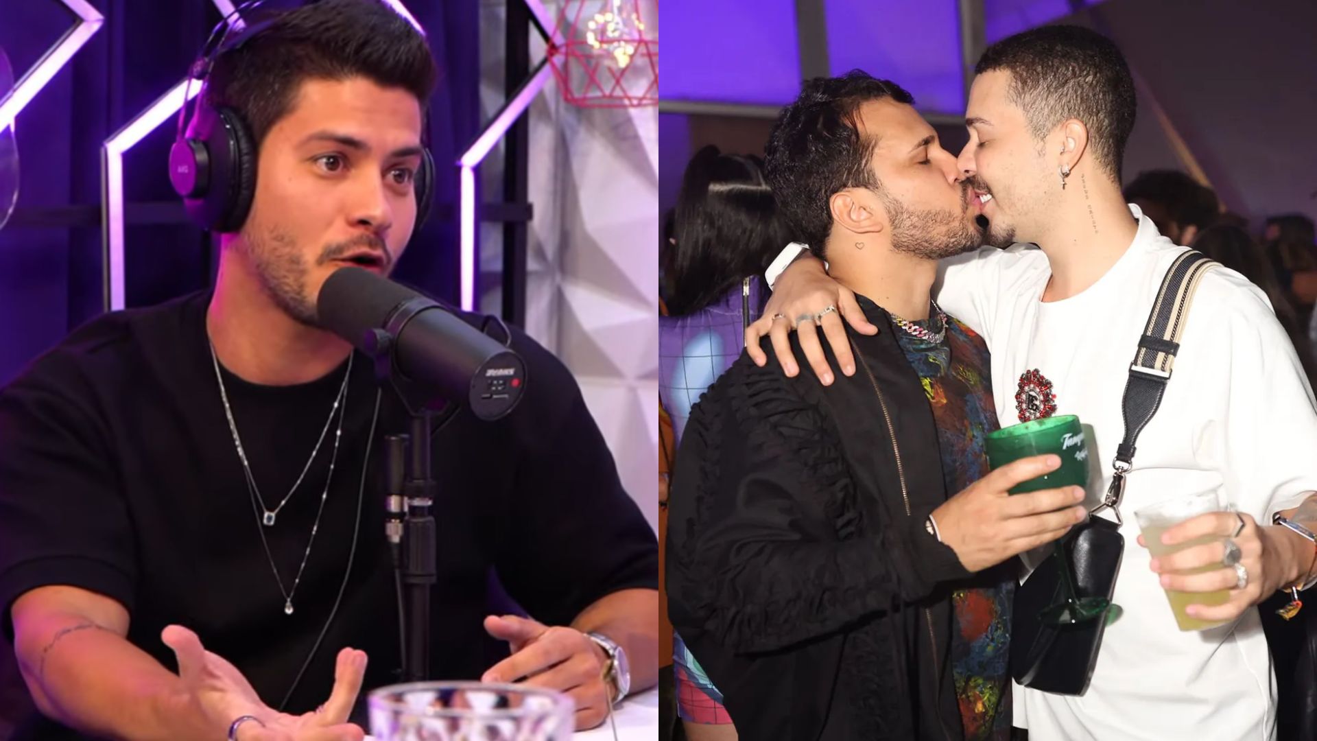 Após a separação, Arthur Aguiar aconselha Lucas Guimarães e Carlinhos Maia: “Não perca tempo”