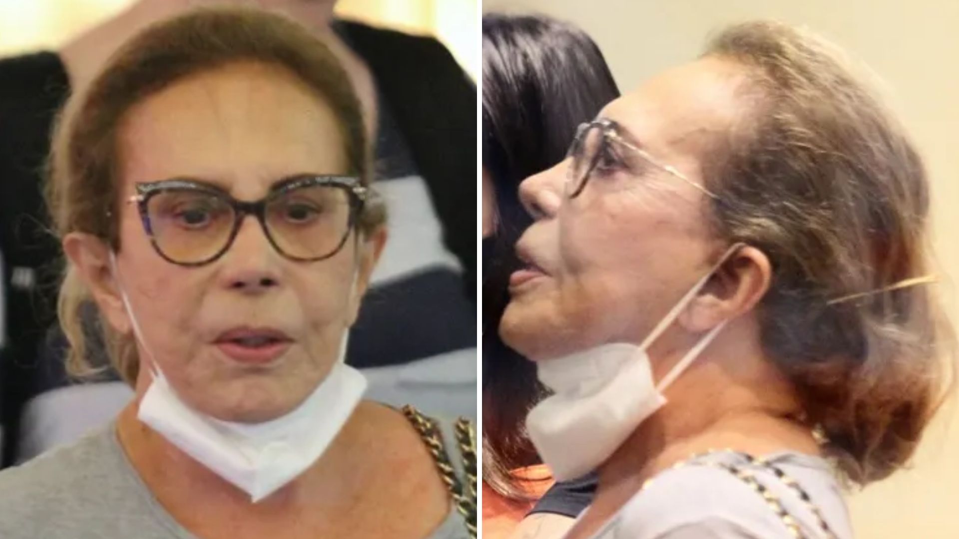 Arlete Salles ostenta em passeio com bolsa de grife em shopping do Rio