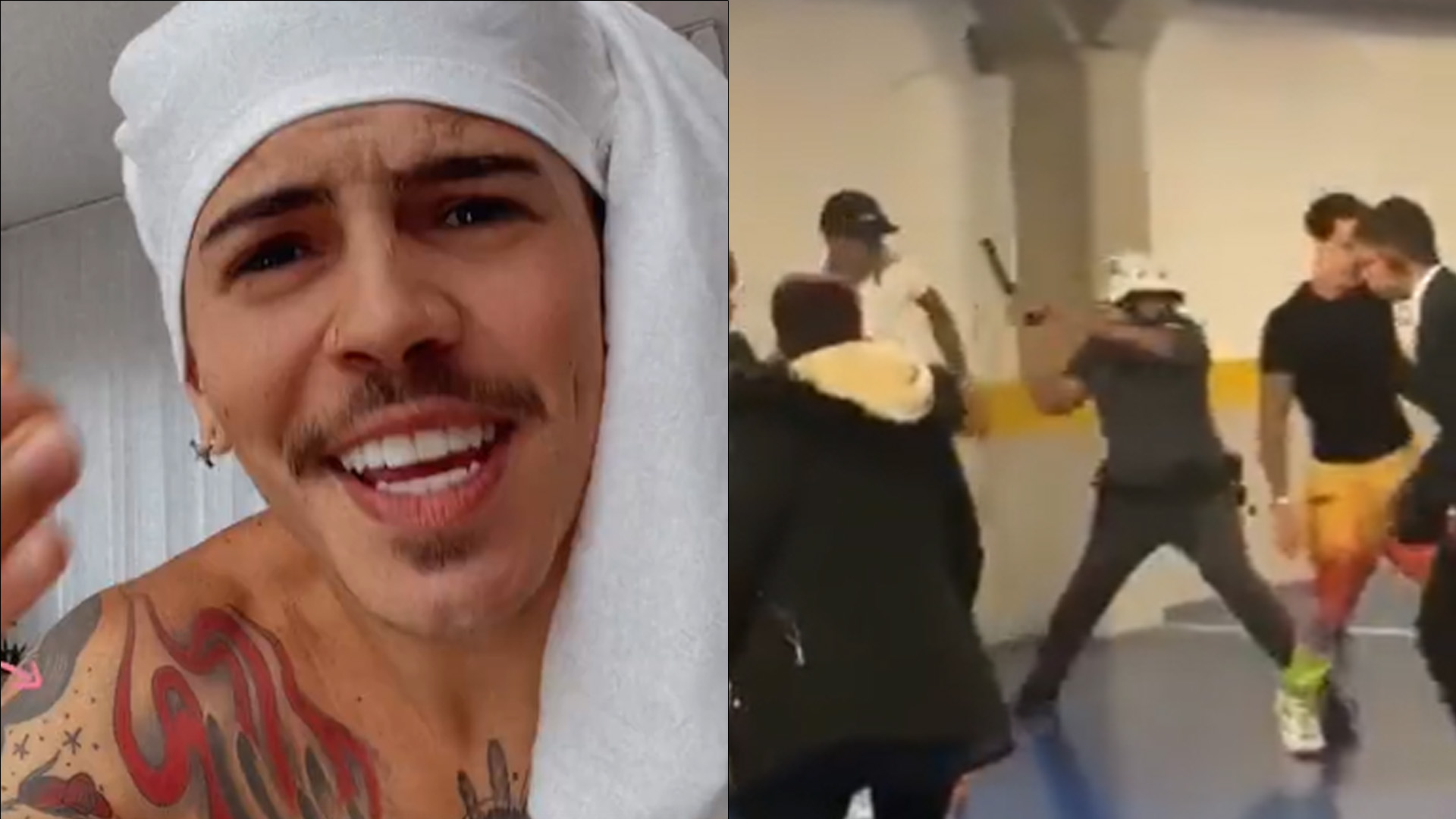 Biel é flagrado apanhando da polícia após se envolver em pancadaria; veja o vídeo