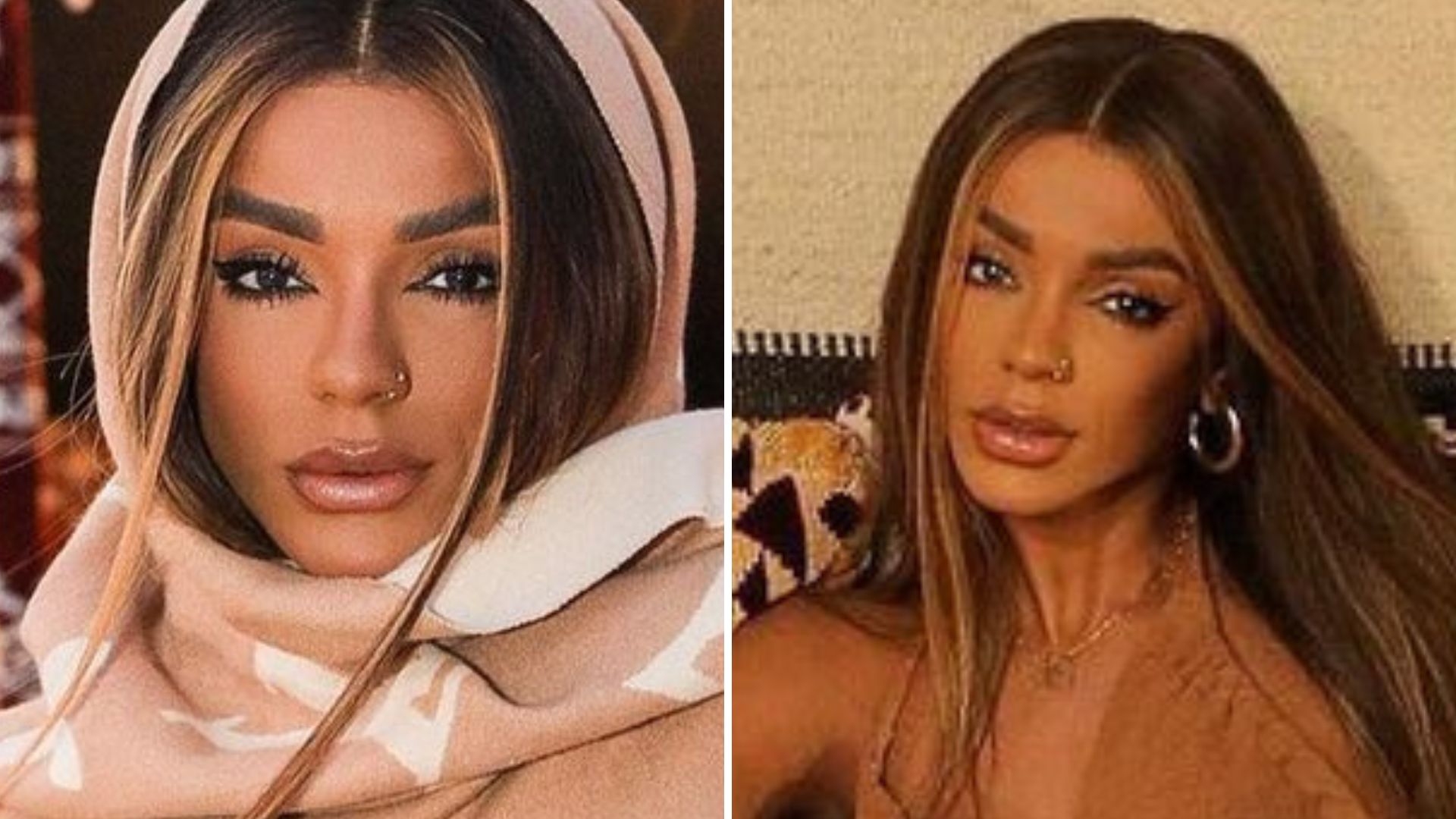 No Catar, Brunna Gonçalves exibe decote em look ousado e fãs babam: “Boneca”