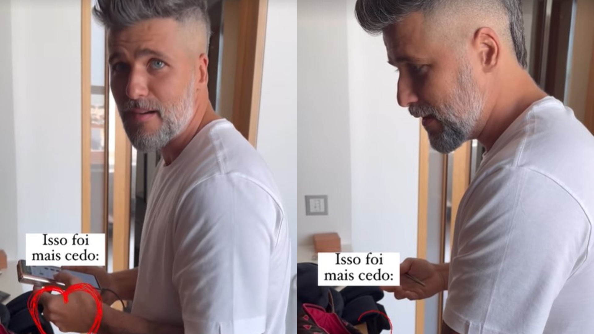 Bruno Gagliasso faz aula de espanhol com Anitta antes de apresentar prêmio: “Muito paciente”