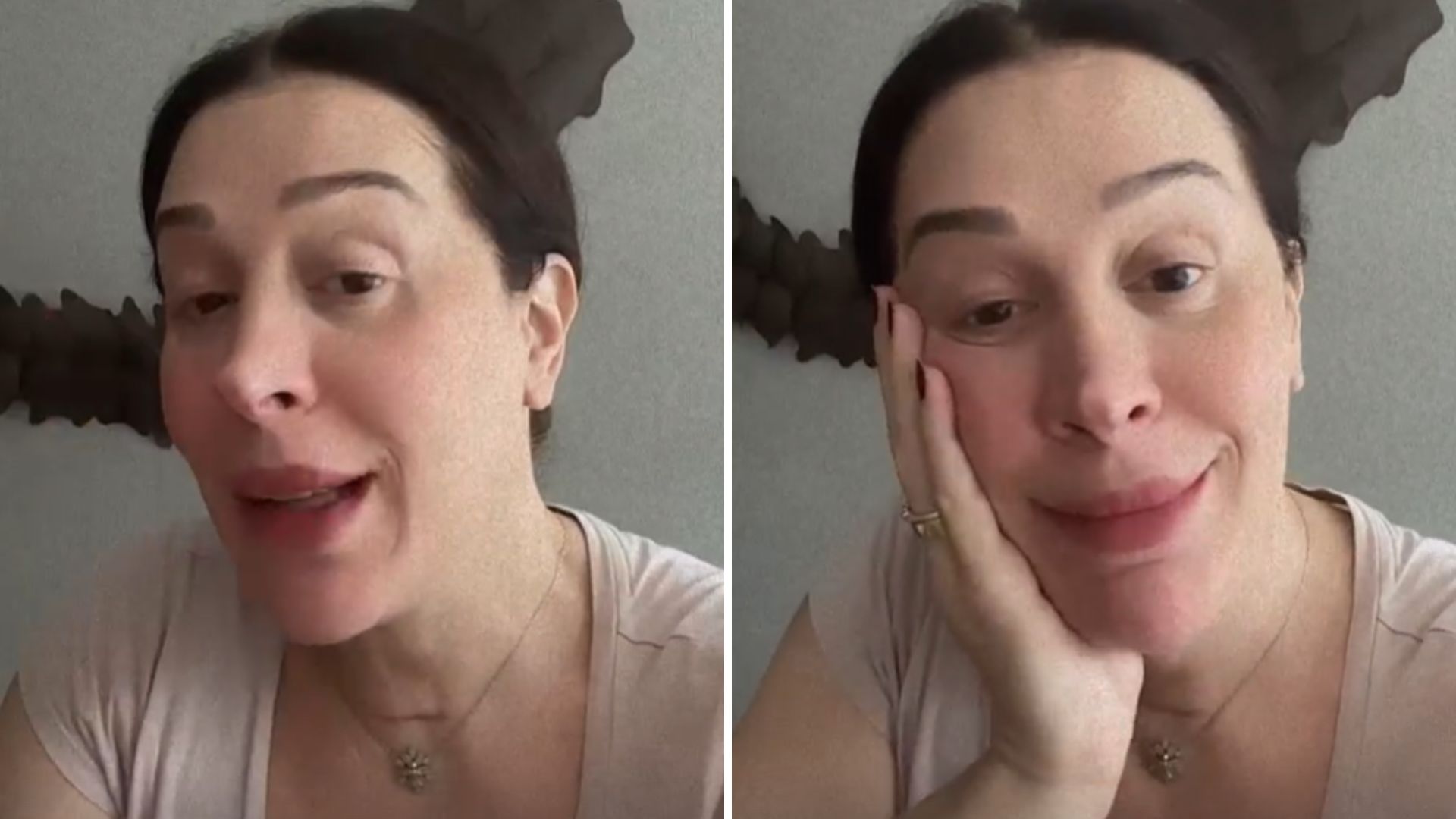 Claudia Raia some da web e faz desabafo sobre a gravidez: “Fazer um filho não é fácil”