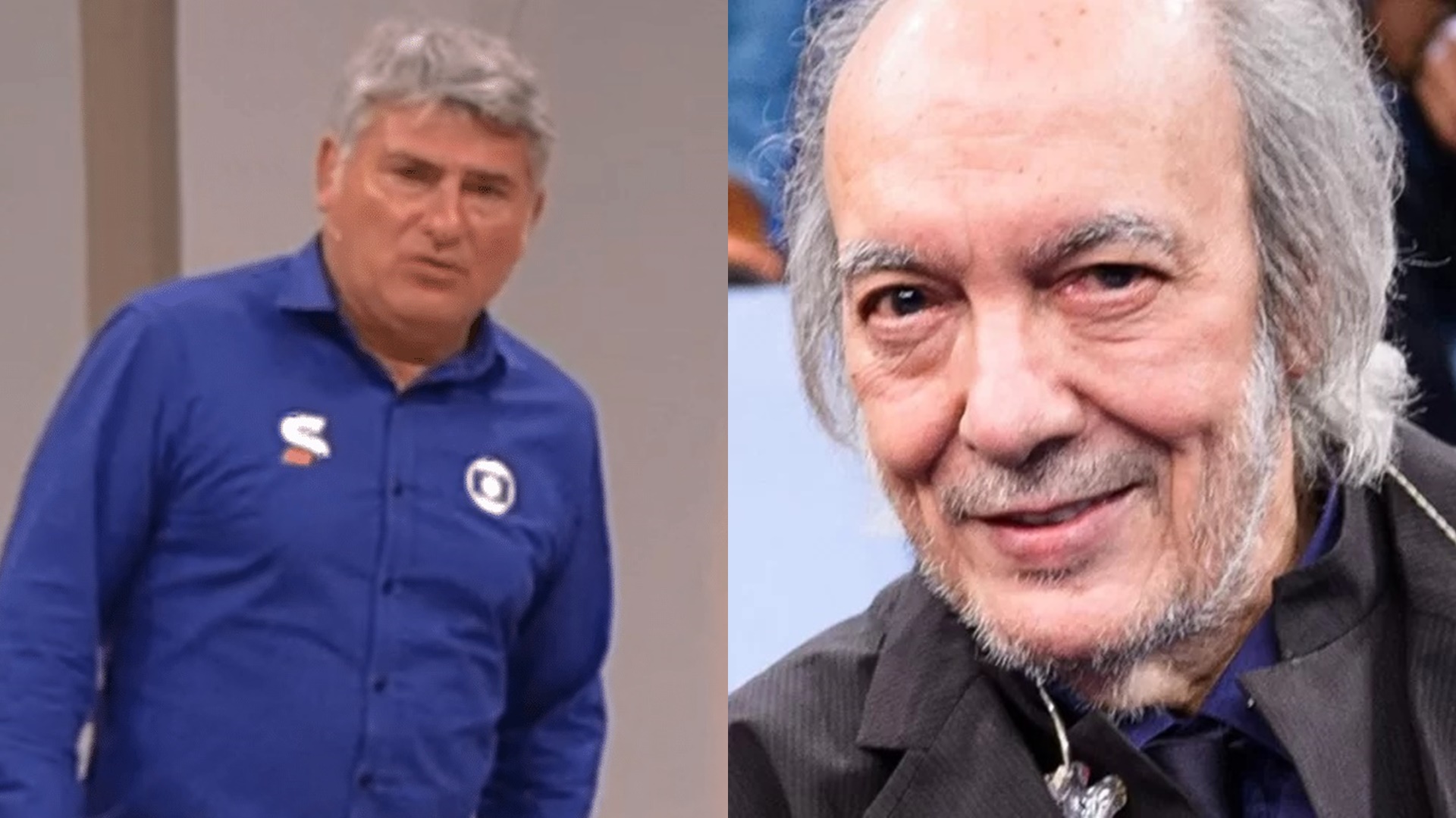 Cléber Machado quebra protocolo ao vivo na Globo e faz homenagem a Erasmo Carlos