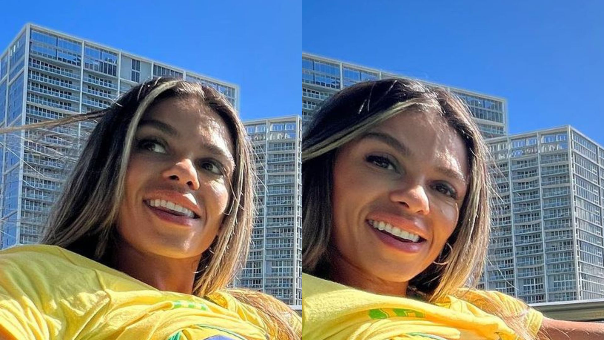 Copa do Qatar: Mulher-Hulk brasileira ousa e aposta em biquíni do Brasil: “Campeão”