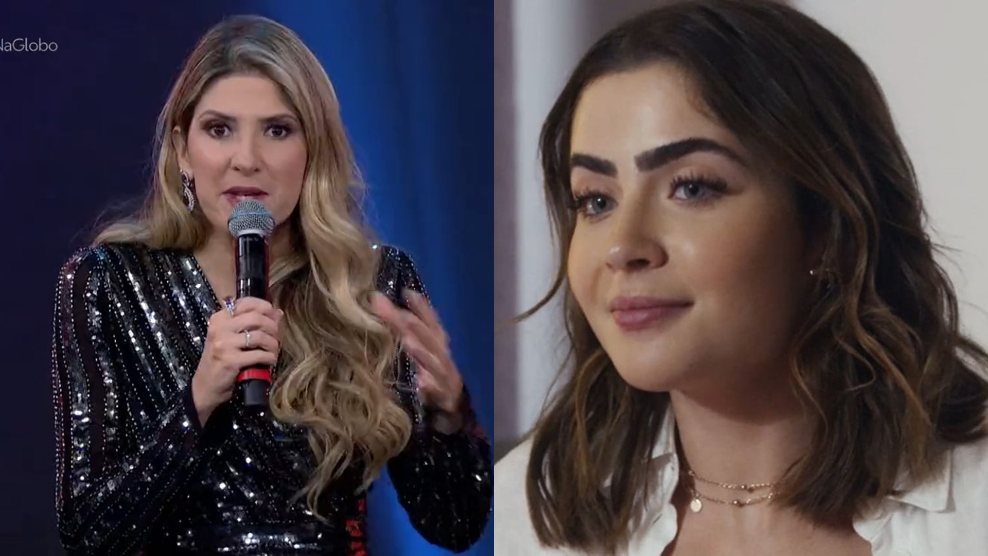 Dani Calabresa debocha do sotaque de Jade Picon em Travessia ao vivo: “Eu tenho medo”
