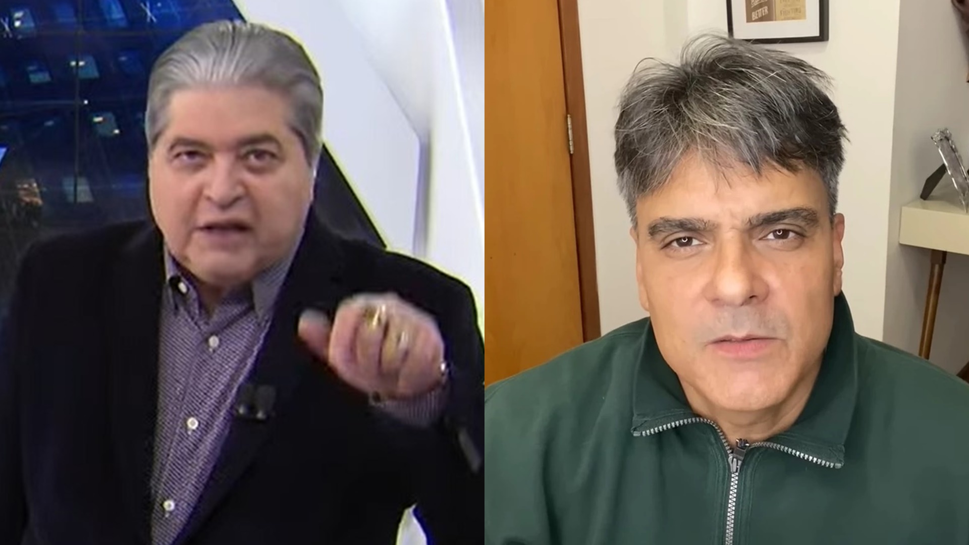 Datena explode e xinga Guilherme Pádua ao vivo: “Demorou pra morrer esse vagabundo”