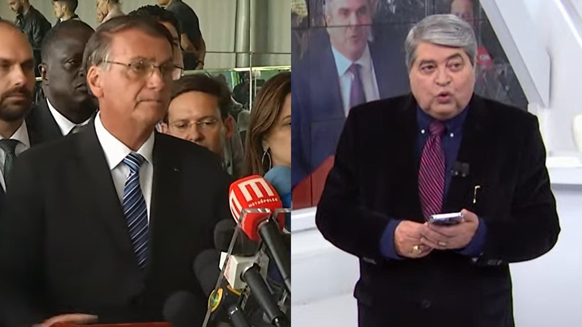 Datena critica discurso tardio de Bolsonaro após derrota nas urnas: “Não foi claro”