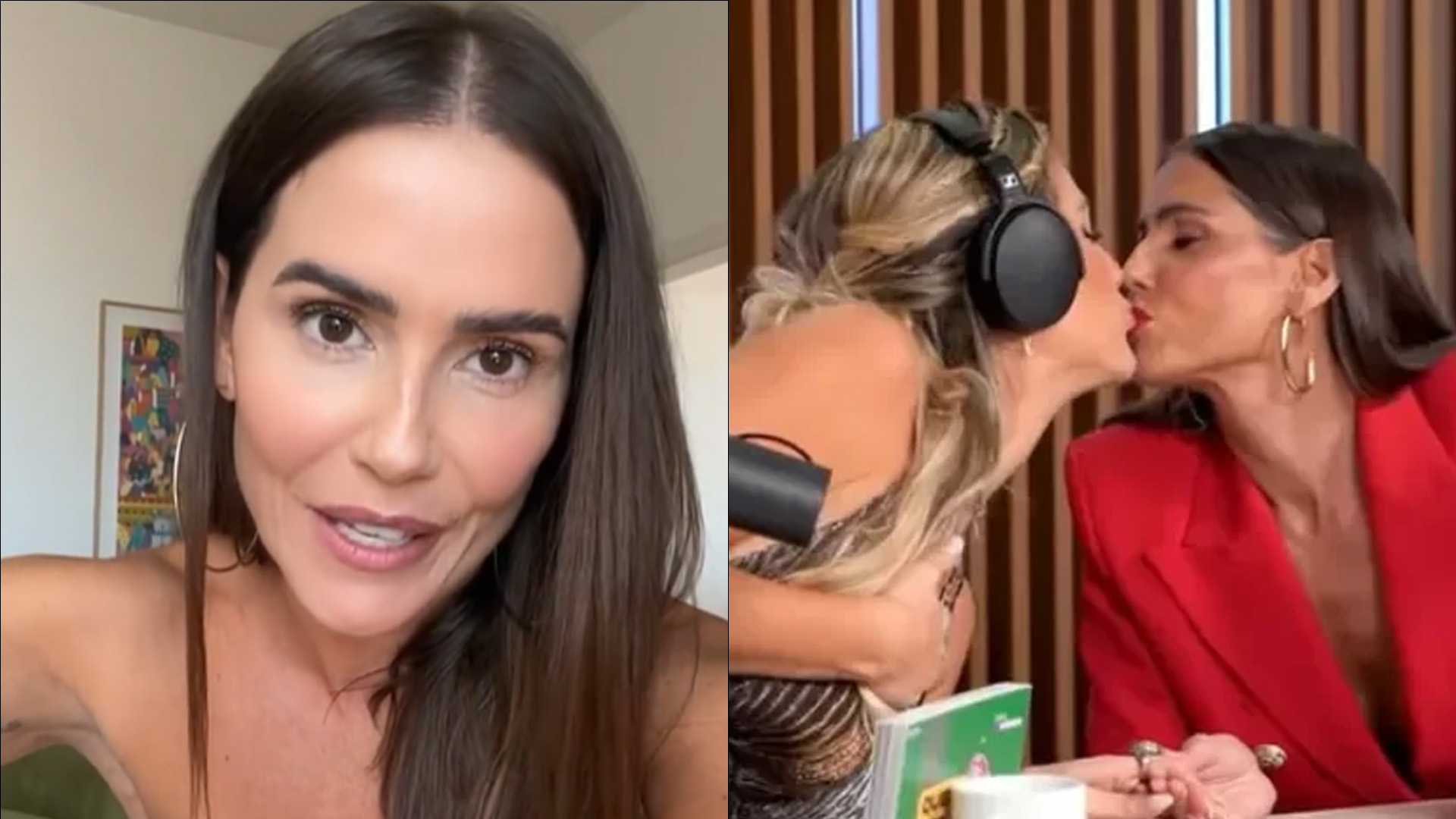 Casada, Deborah Secco admite ter dado em cima de Giovanna Ewbank: “Foi verdade”