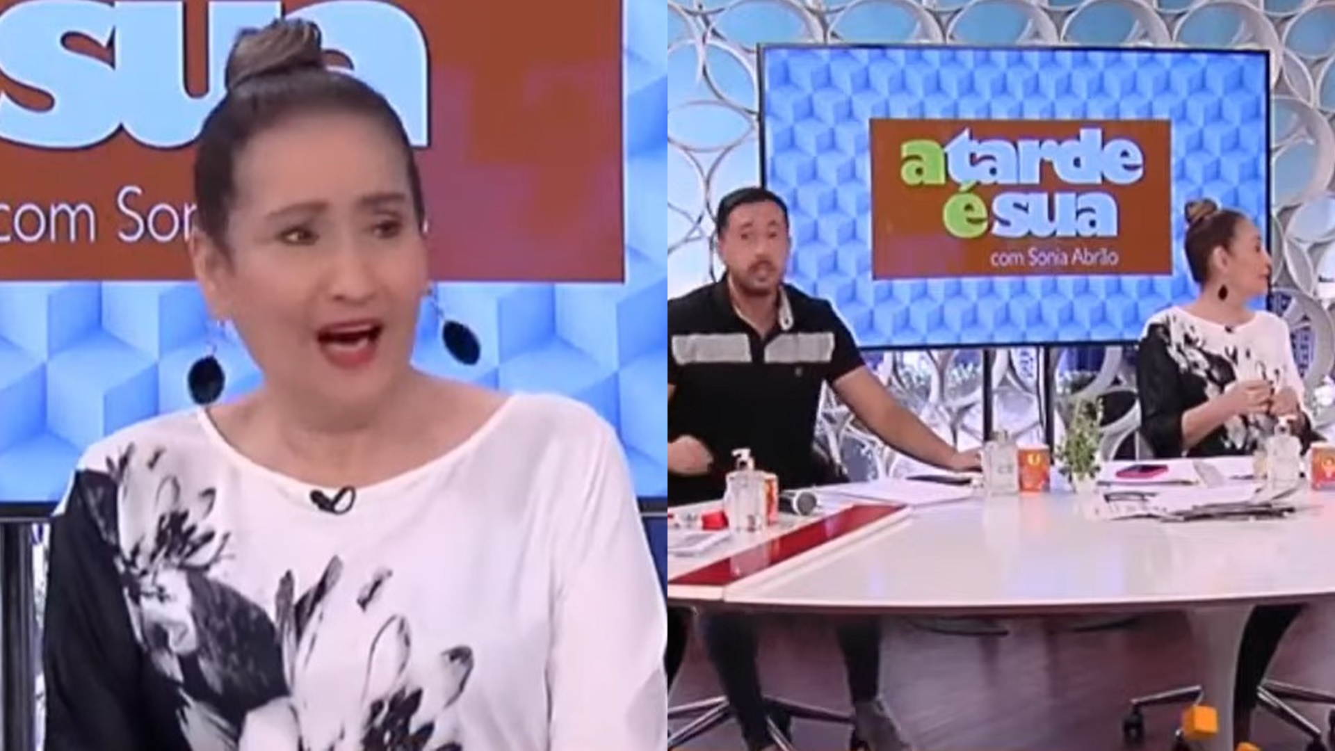 Estúdio de Sonia Abrão pega fogo ao vivo e tensão toma conta de colunistas: “Socorro”
