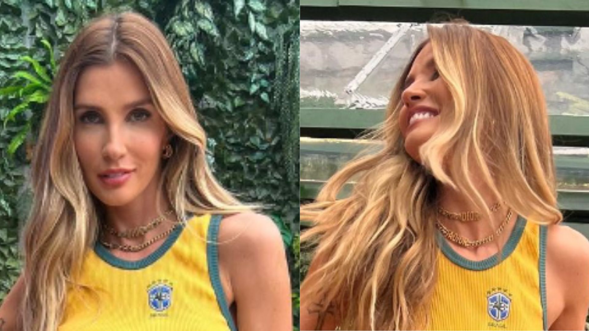 Ex-BBB Aline Gotschalg exibe barriga negativa em look para a Copa: “Gata demais”