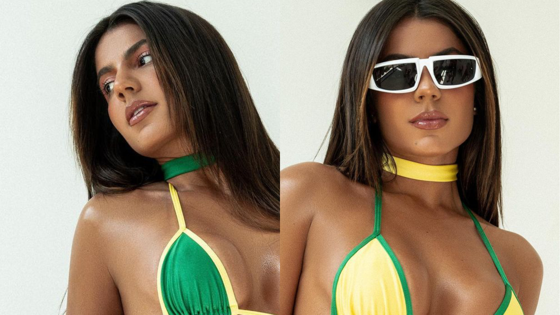 De biquíni, ex-BBB Hariany abaixa saia no limite e exibe detalhes do corpo: “Linda”